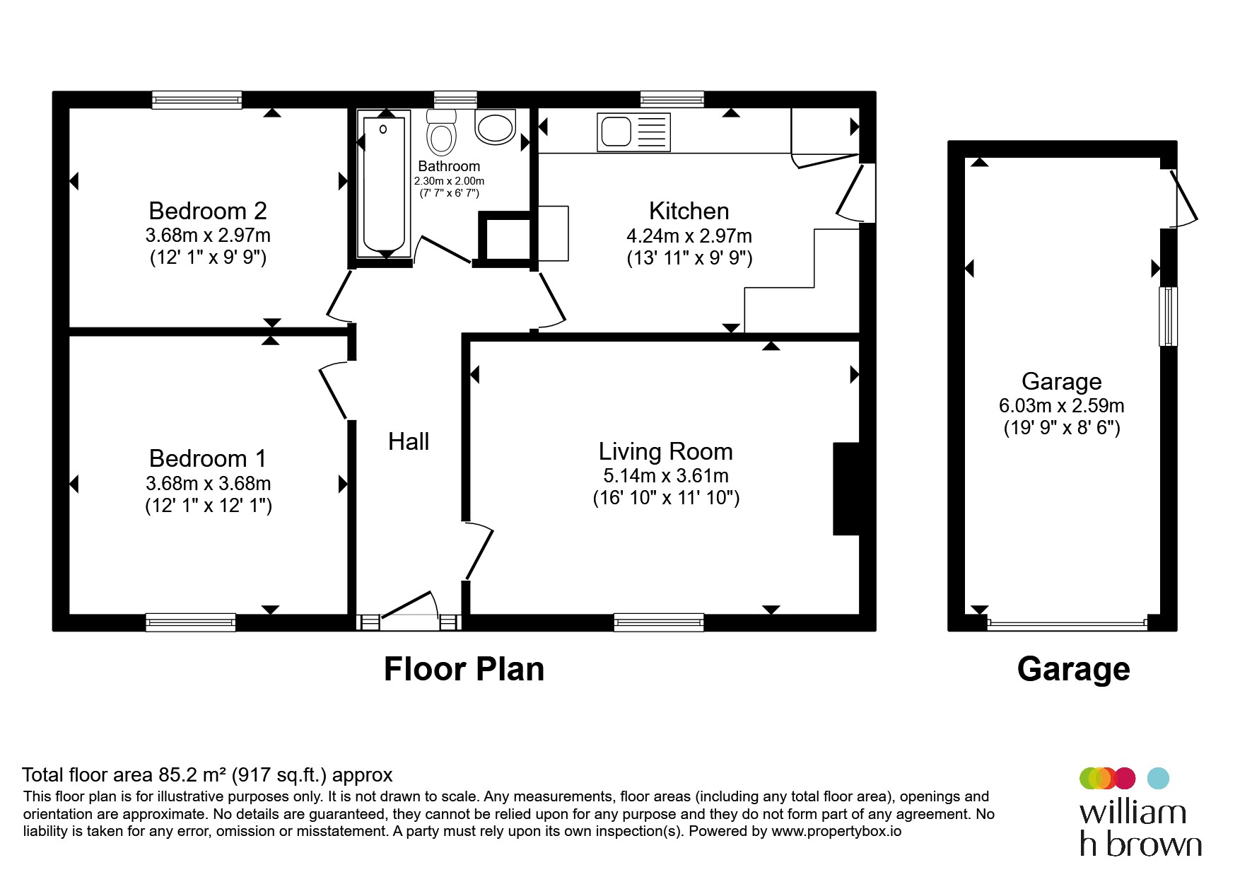 13, Gotsfield Close, Sudbury floorplan