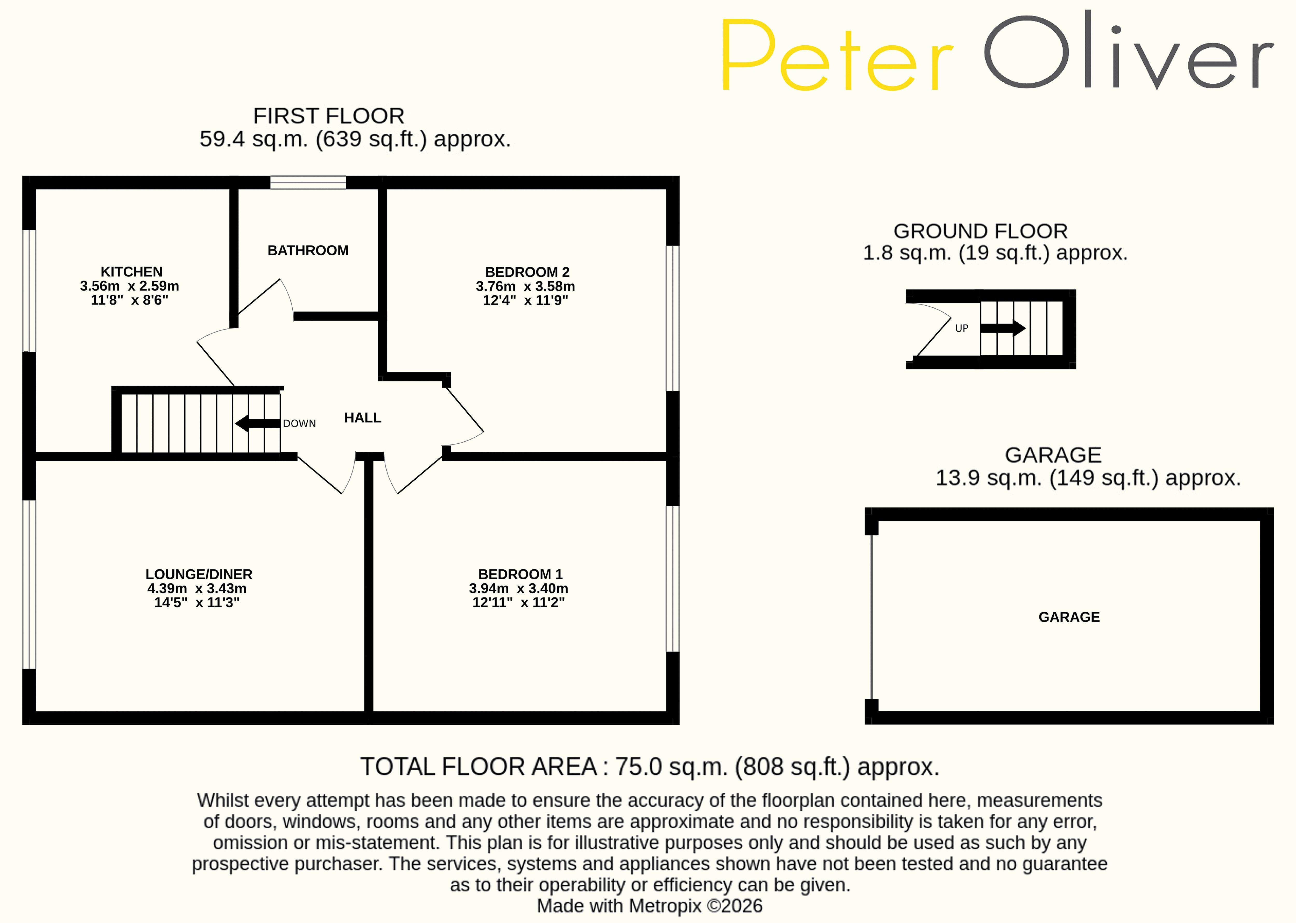 6, Swaylands Avenue, Crowborough floorplan