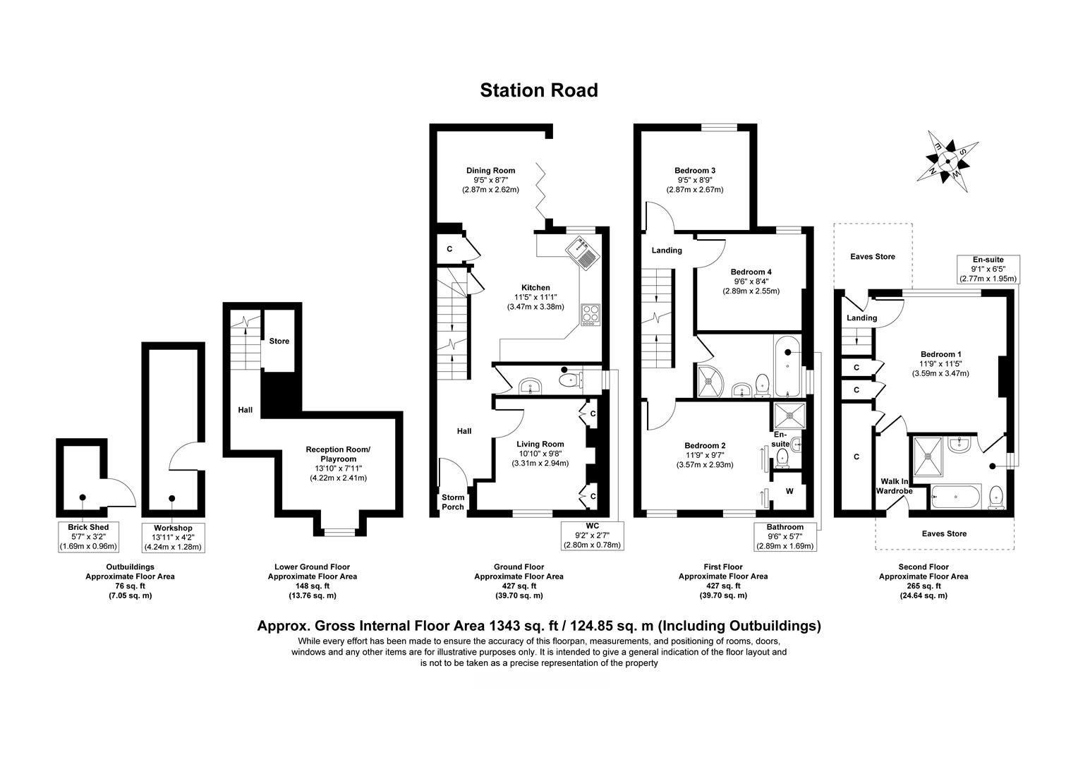 80, Station Road, Horsham floorplan