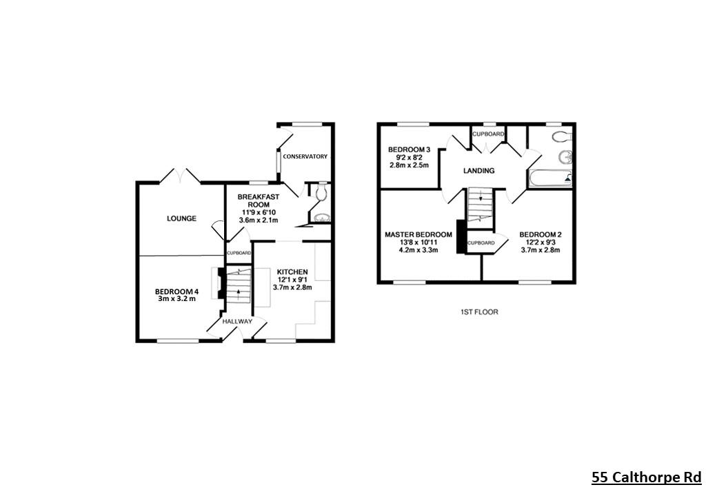 Calthorpe Road, Norwich floorplan