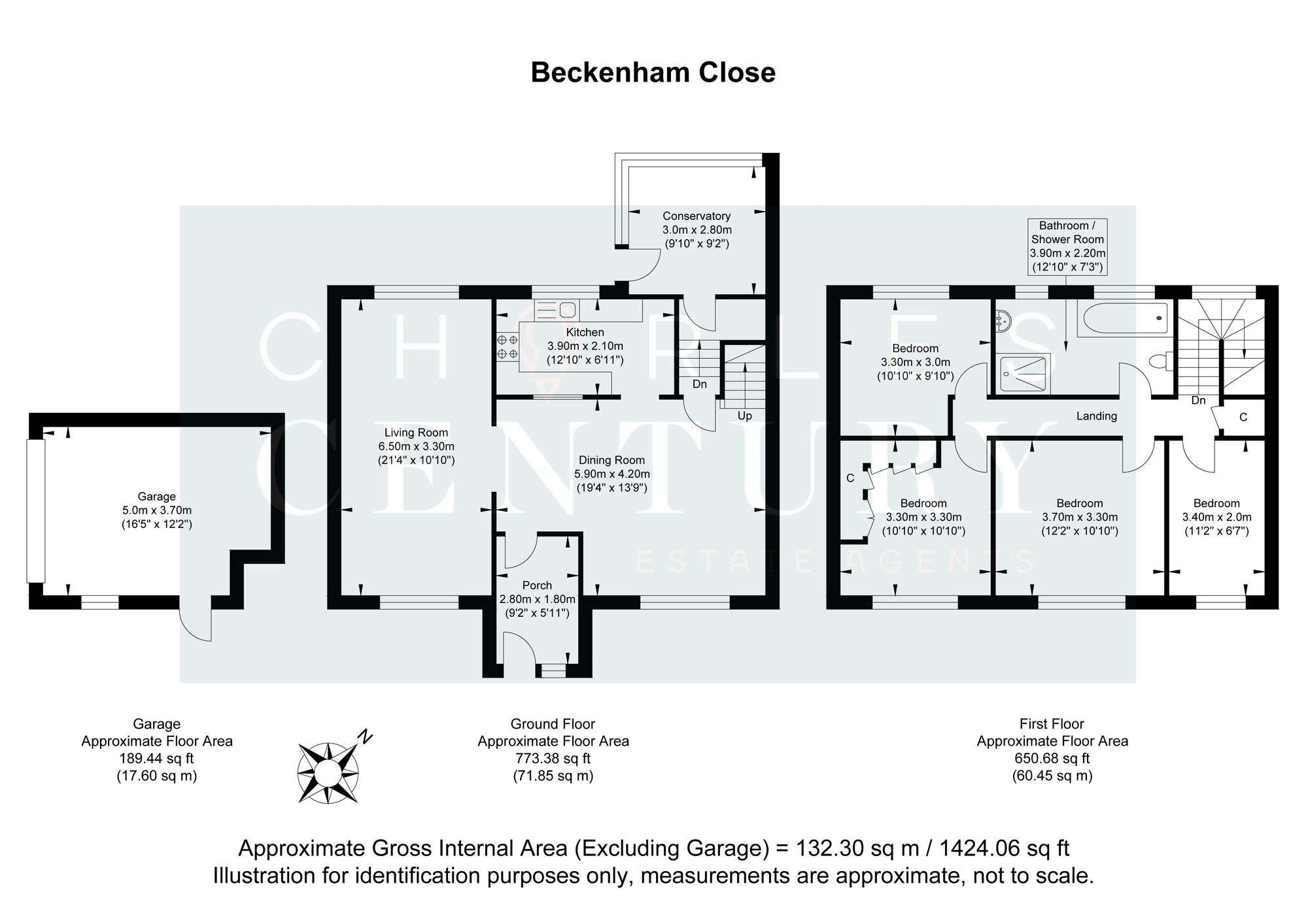 3 Beckenham Close, Hailsham floorplan