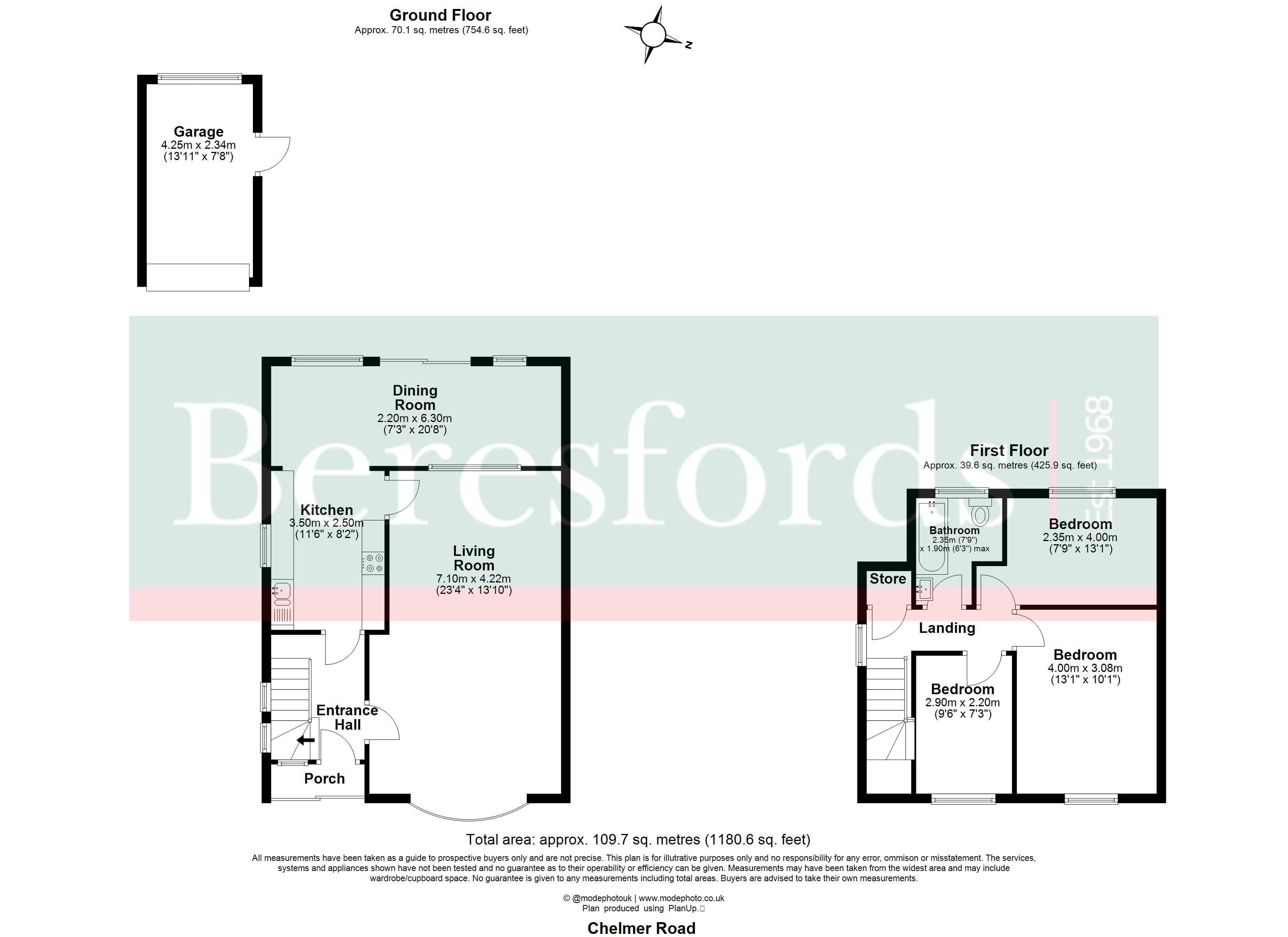 129, Chelmer Road, Essex floorplan