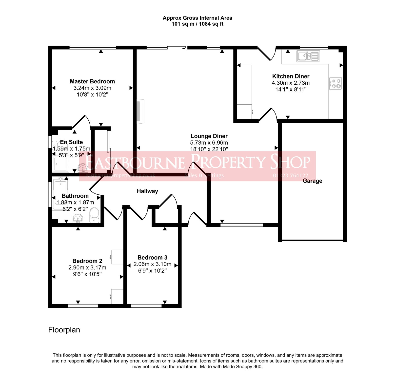 21, Patcham Mill Road, Pevensey floorplan