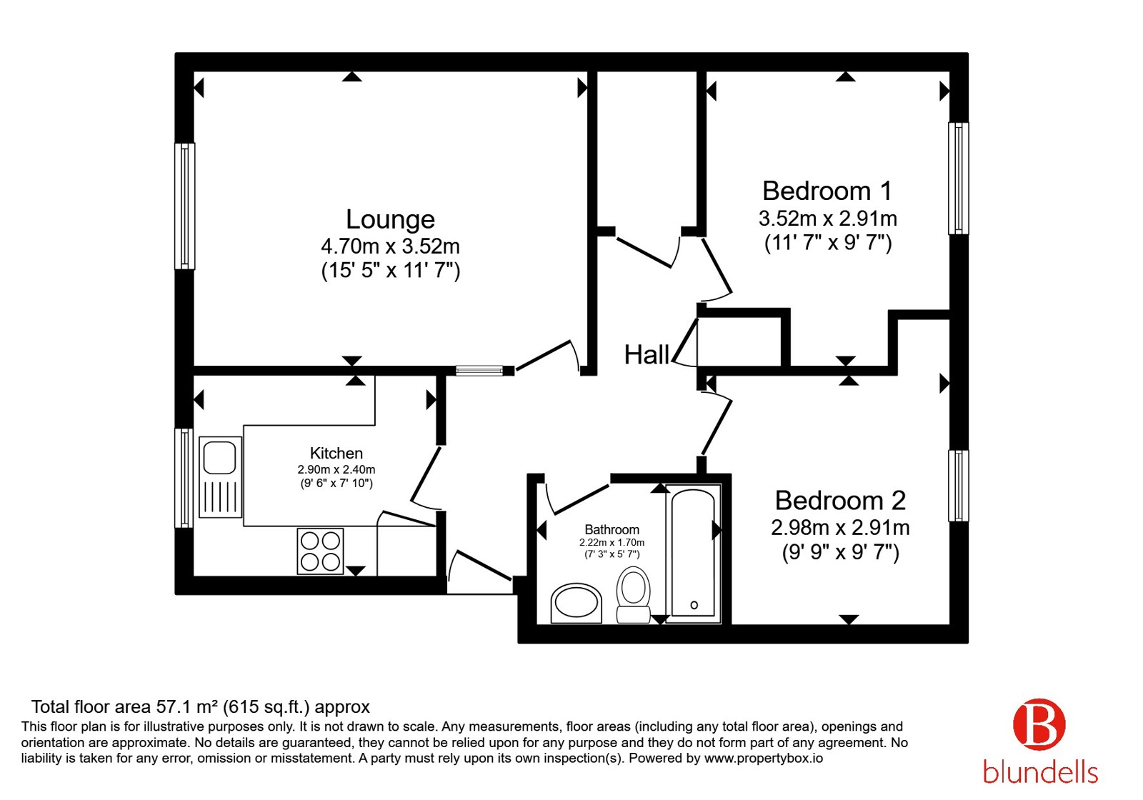 22 Ranmoor View, 410, Fulwood Road, South Yorkshire floorplan