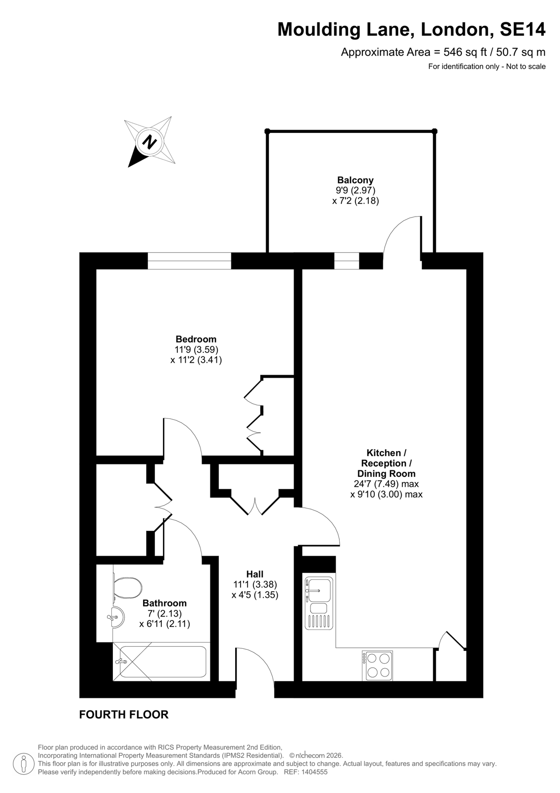 21 Alloy House,, Moulding Lane, London floorplan
