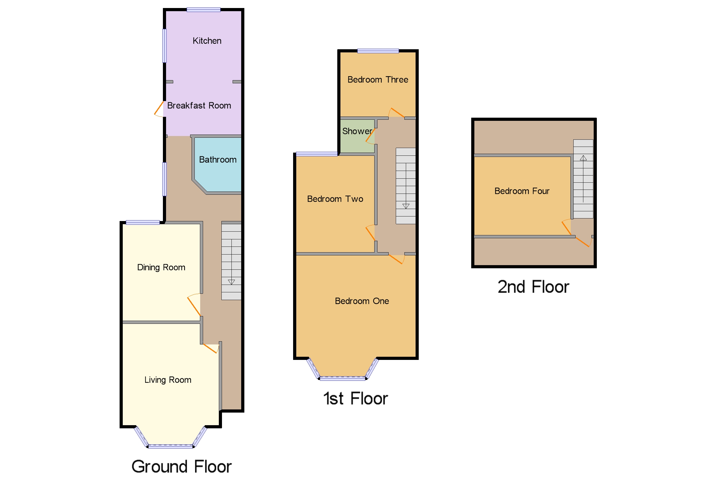 Longford Road, Bognor Regis, West Sussex PO21, 4 bedroom end terrace