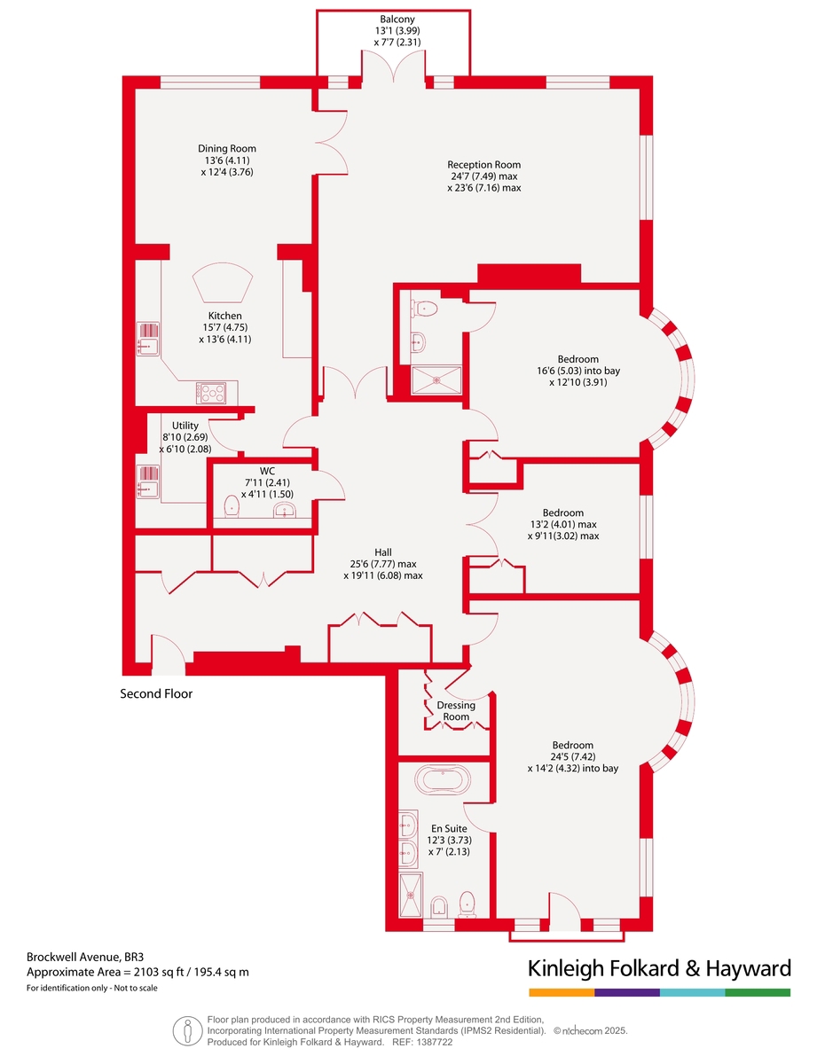Flat 8, Clearwater House,, Brockwell Avenue, Beckenham floorplan
