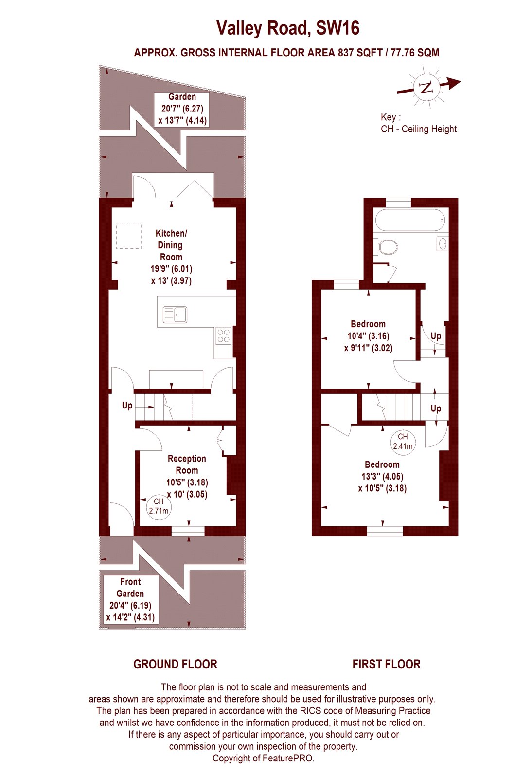 2 Bedrooms Terraced house for sale in Valley Road, London SW16