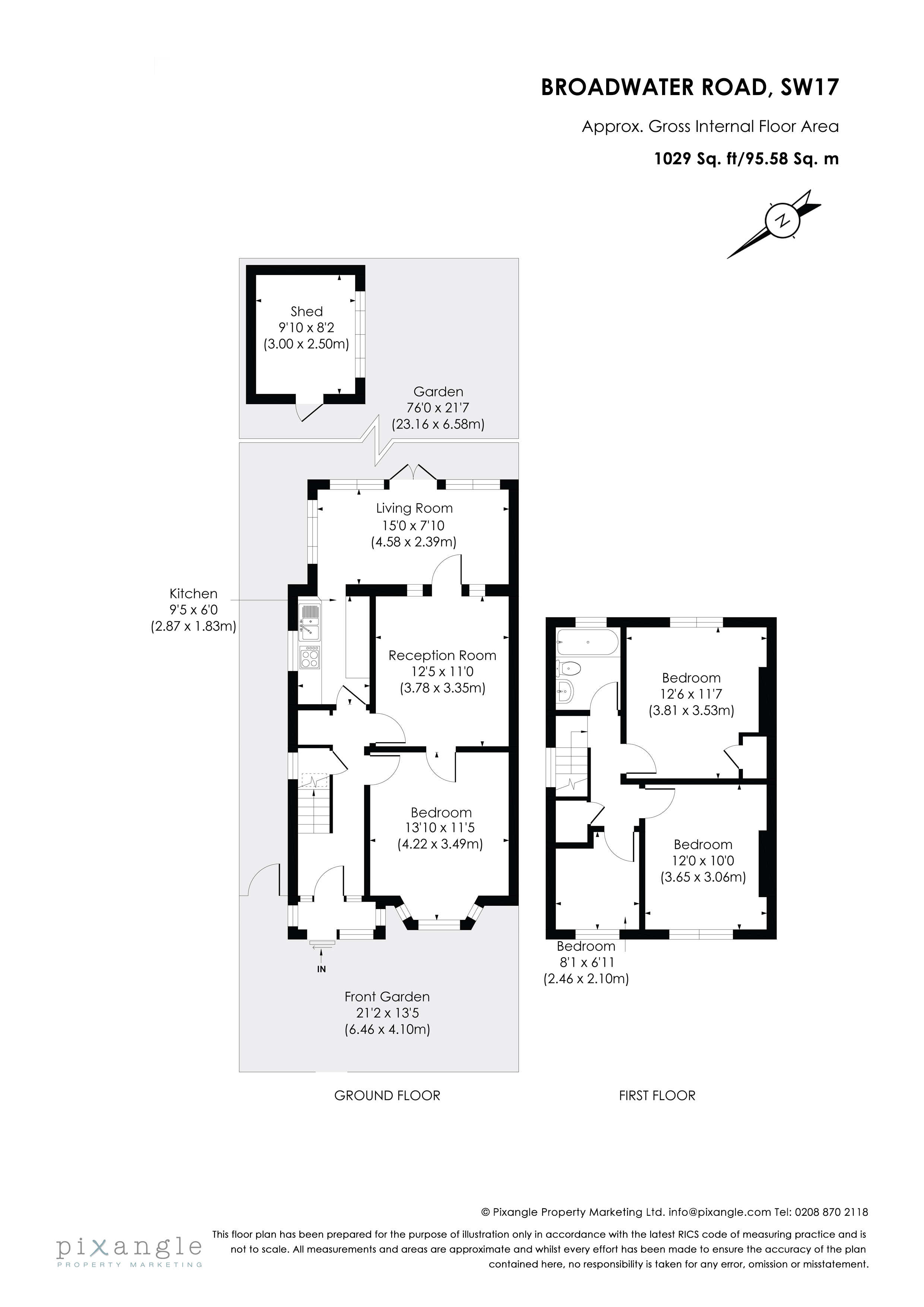 Broadwater Road, London floorplan