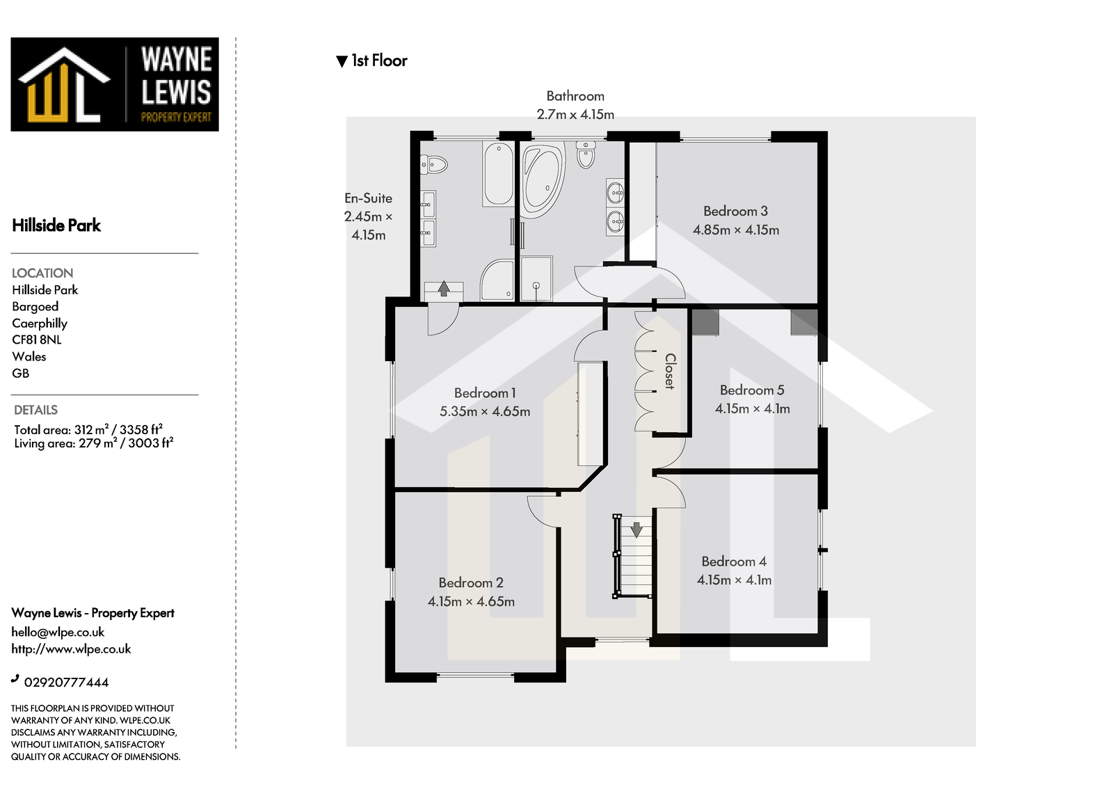 82, Hillside Park, Bargoed floorplan