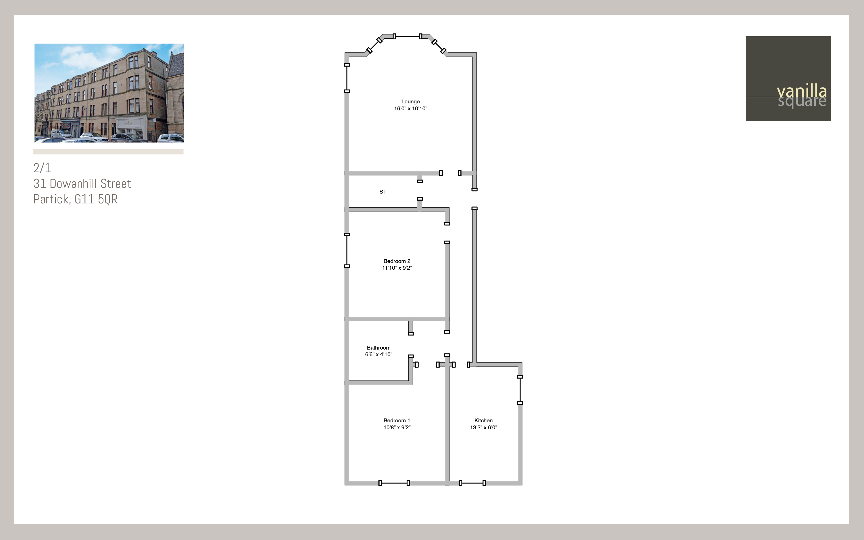 2 Bedrooms Flat for sale in Dowanhill Street, Glasgow G11