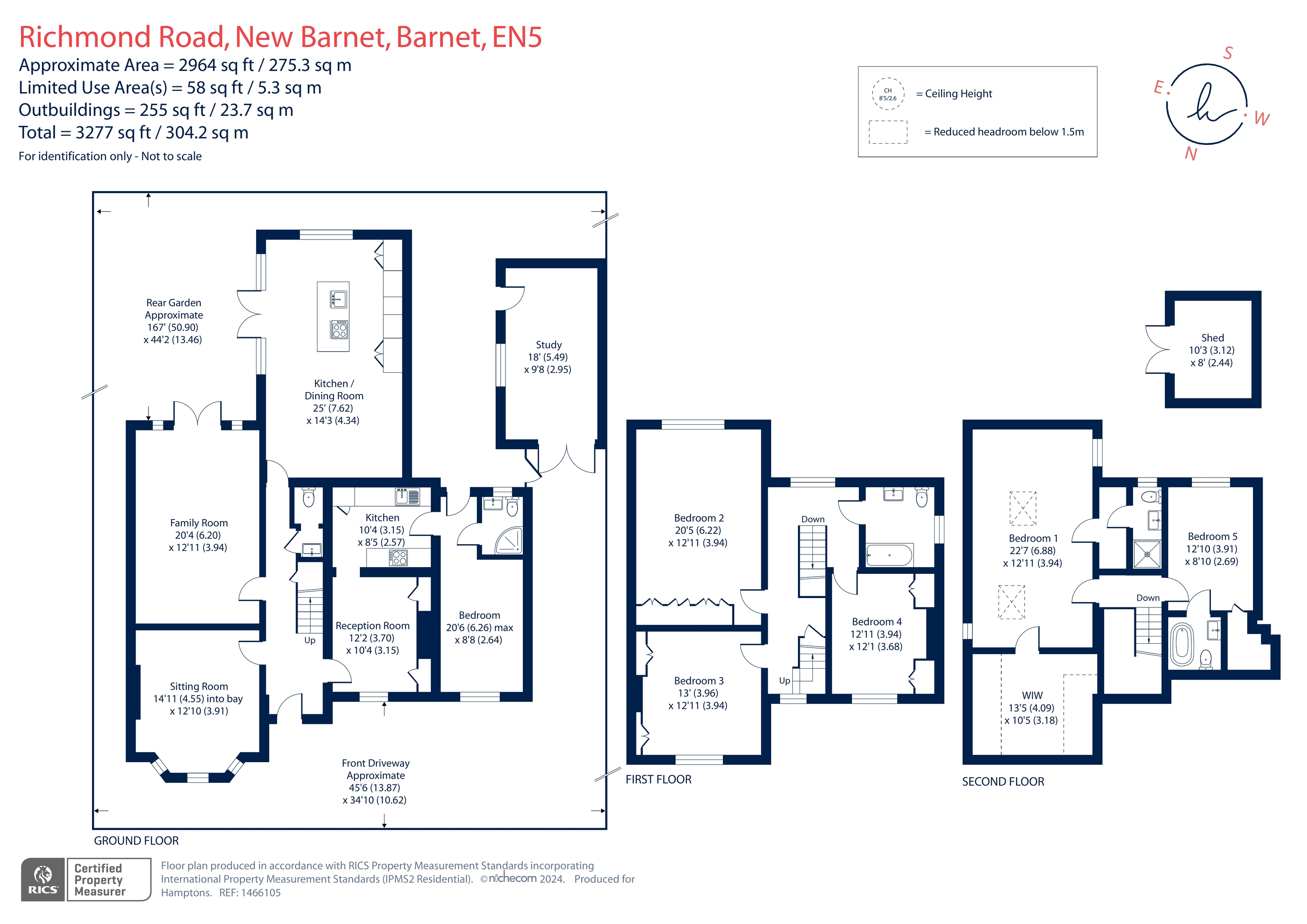 10, Richmond Road, New Barnet floorplan