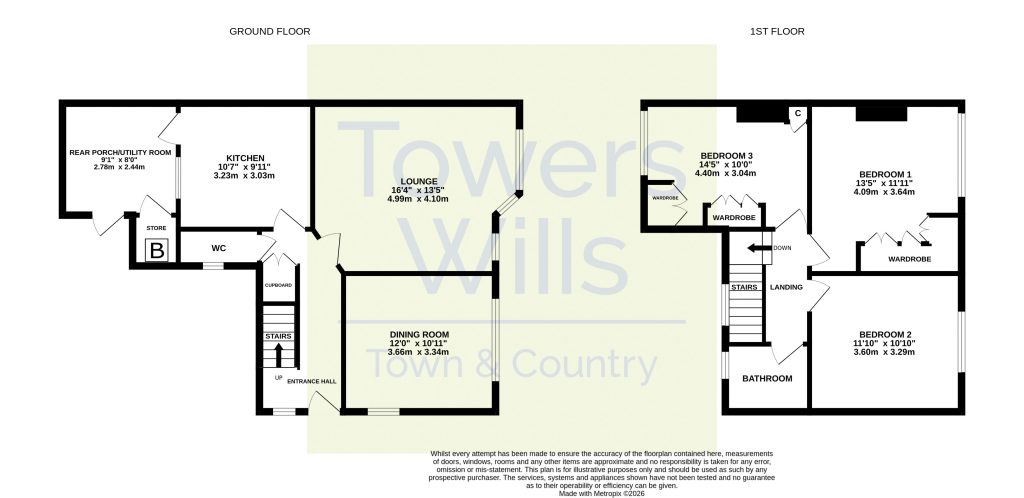 149, Preston Road, Yeovil floorplan