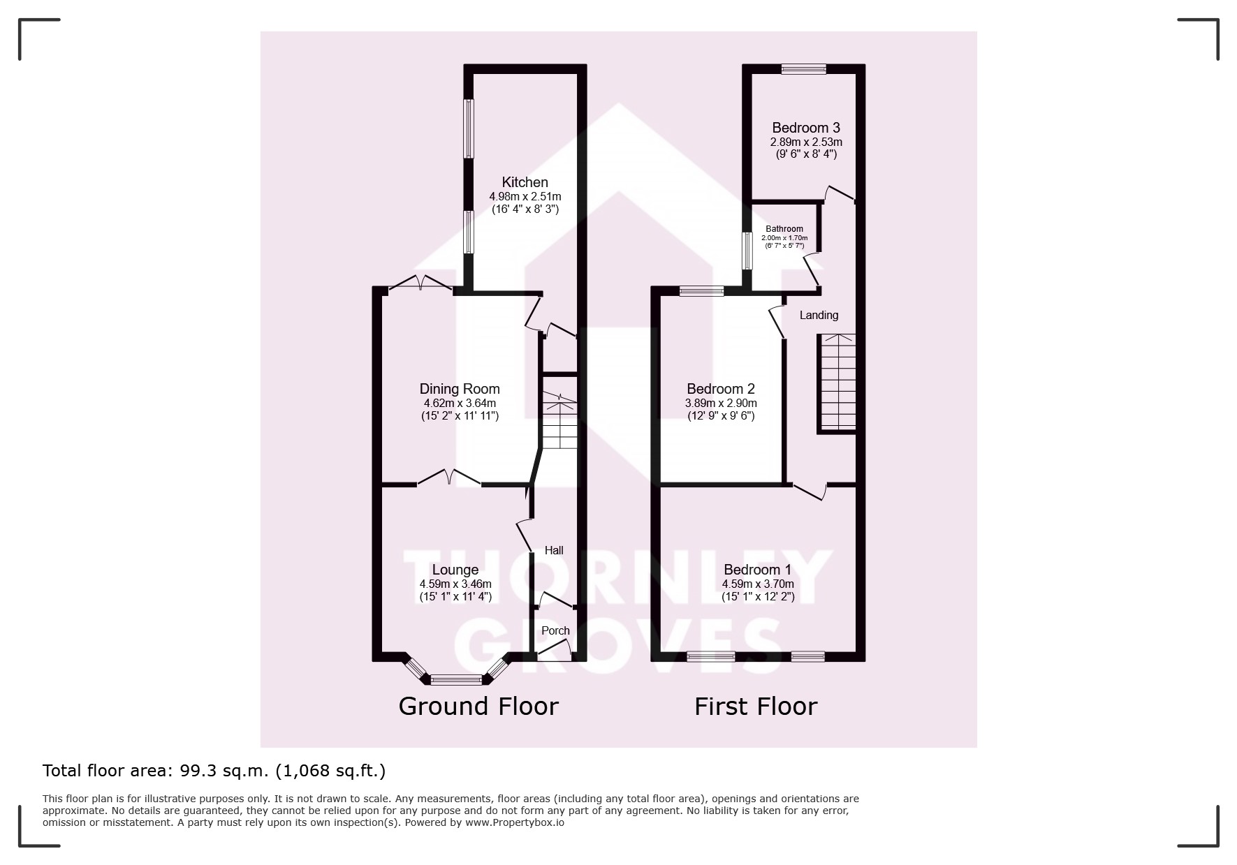 156, Parrin Lane, Eccles floorplan