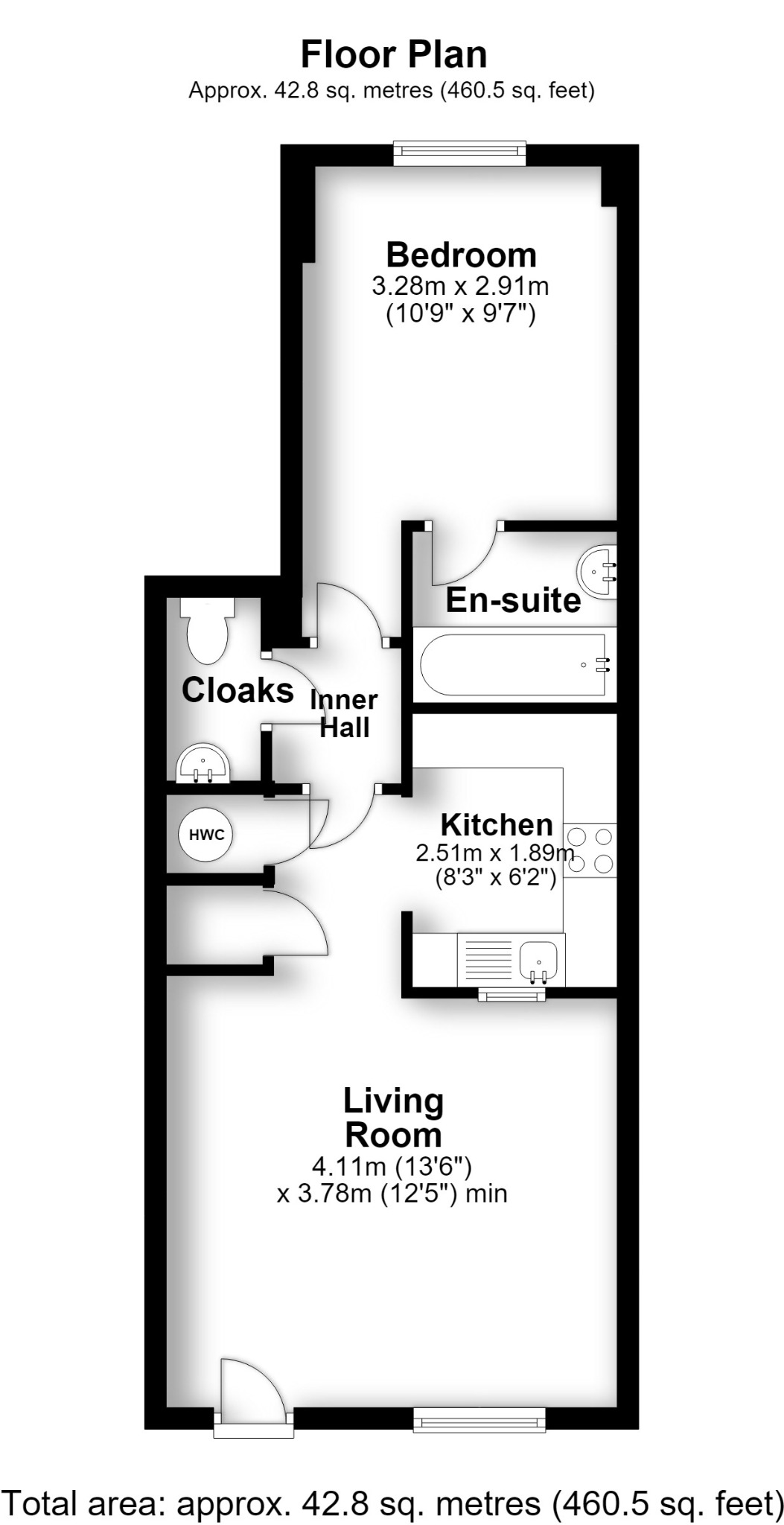 18 Park Mews, Park Gate, Southampton floorplan