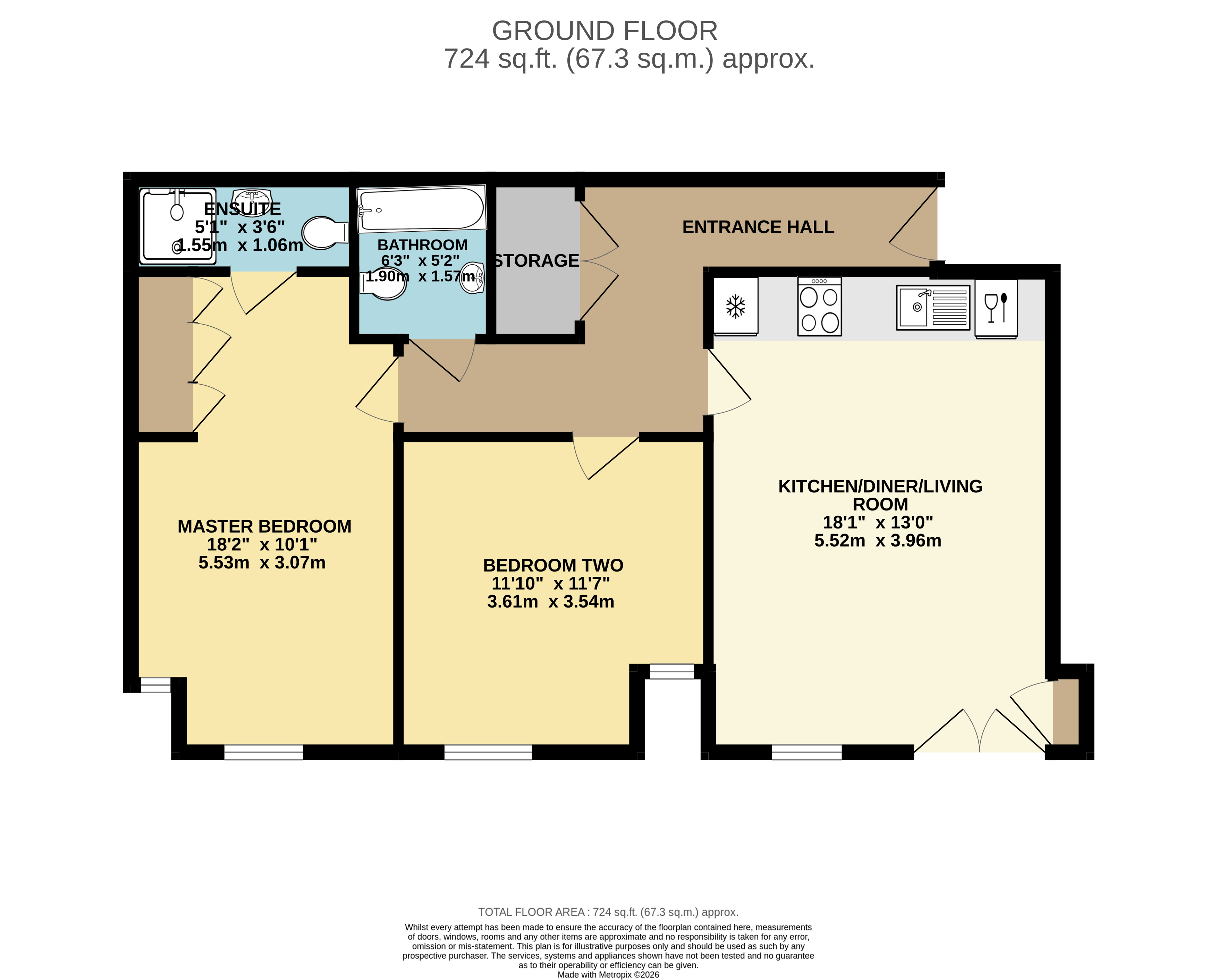 Baskerville Road, Altrincham floorplan