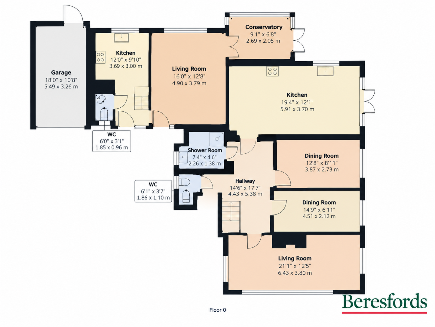 Tiberius Gardens, Essex floorplan