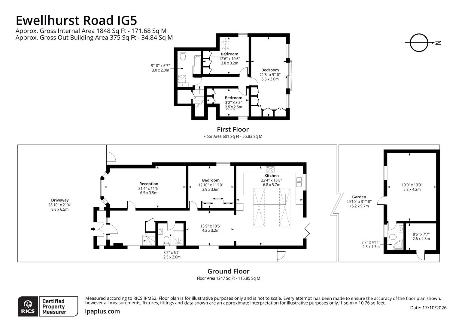 Ewellhurst Road, Ilford floorplan