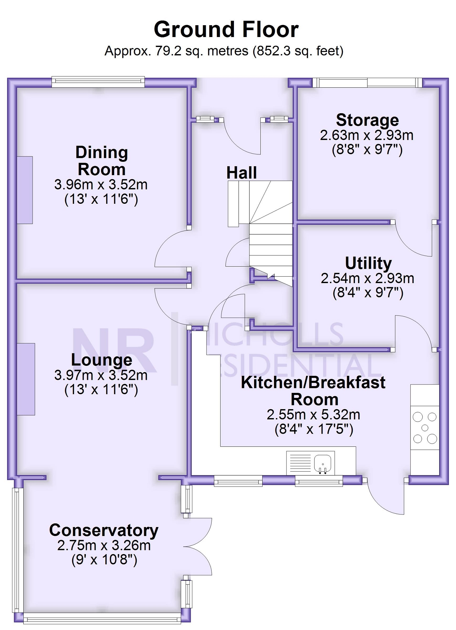 109, Somerset Avenue, Chessington floorplan