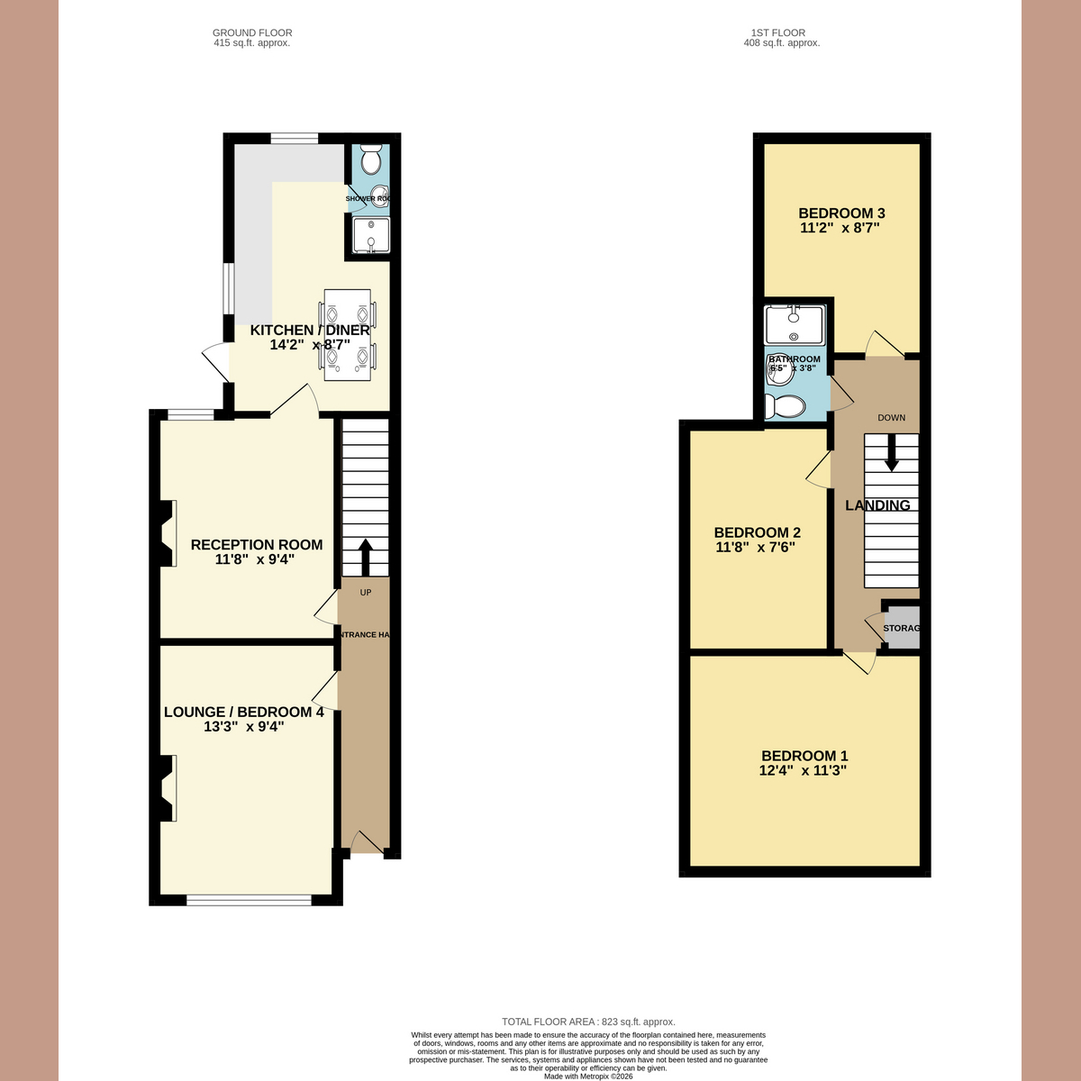 61, Colchester Road, Southend-on-sea floorplan