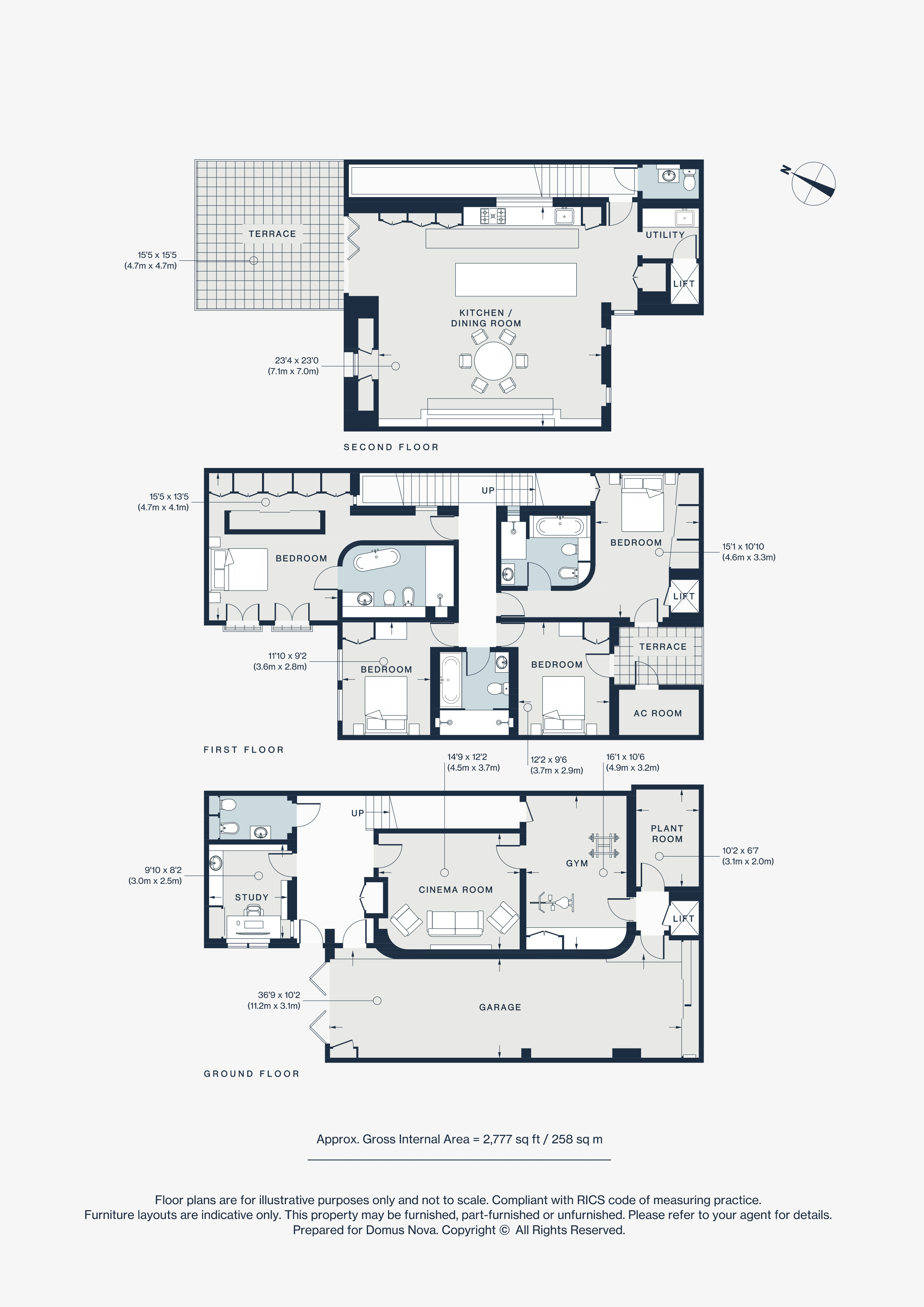 16, Leinster Mews, London floorplan