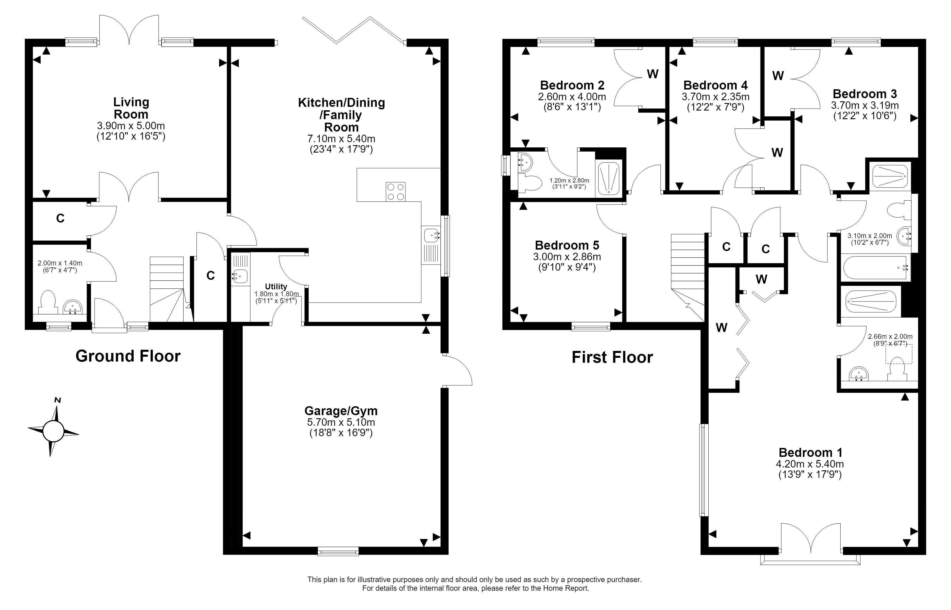 10, Gifford Crescent, Edinburgh floorplan