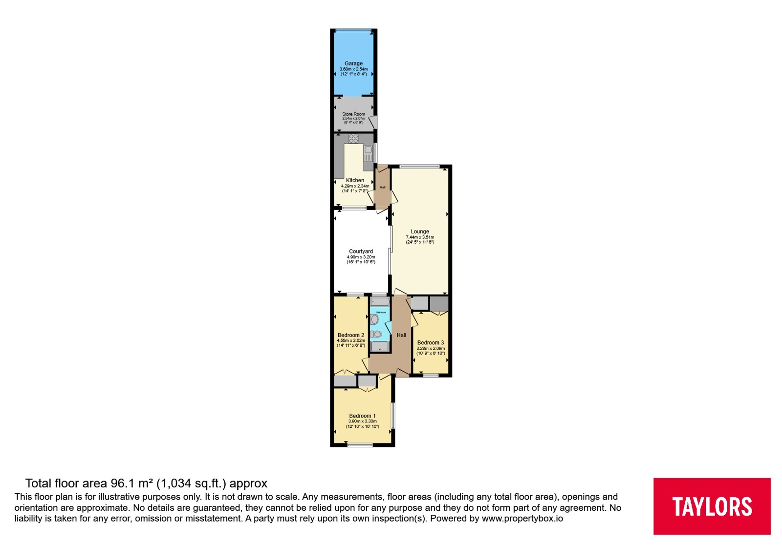 1, Knaves Hill, Bedfordshire floorplan