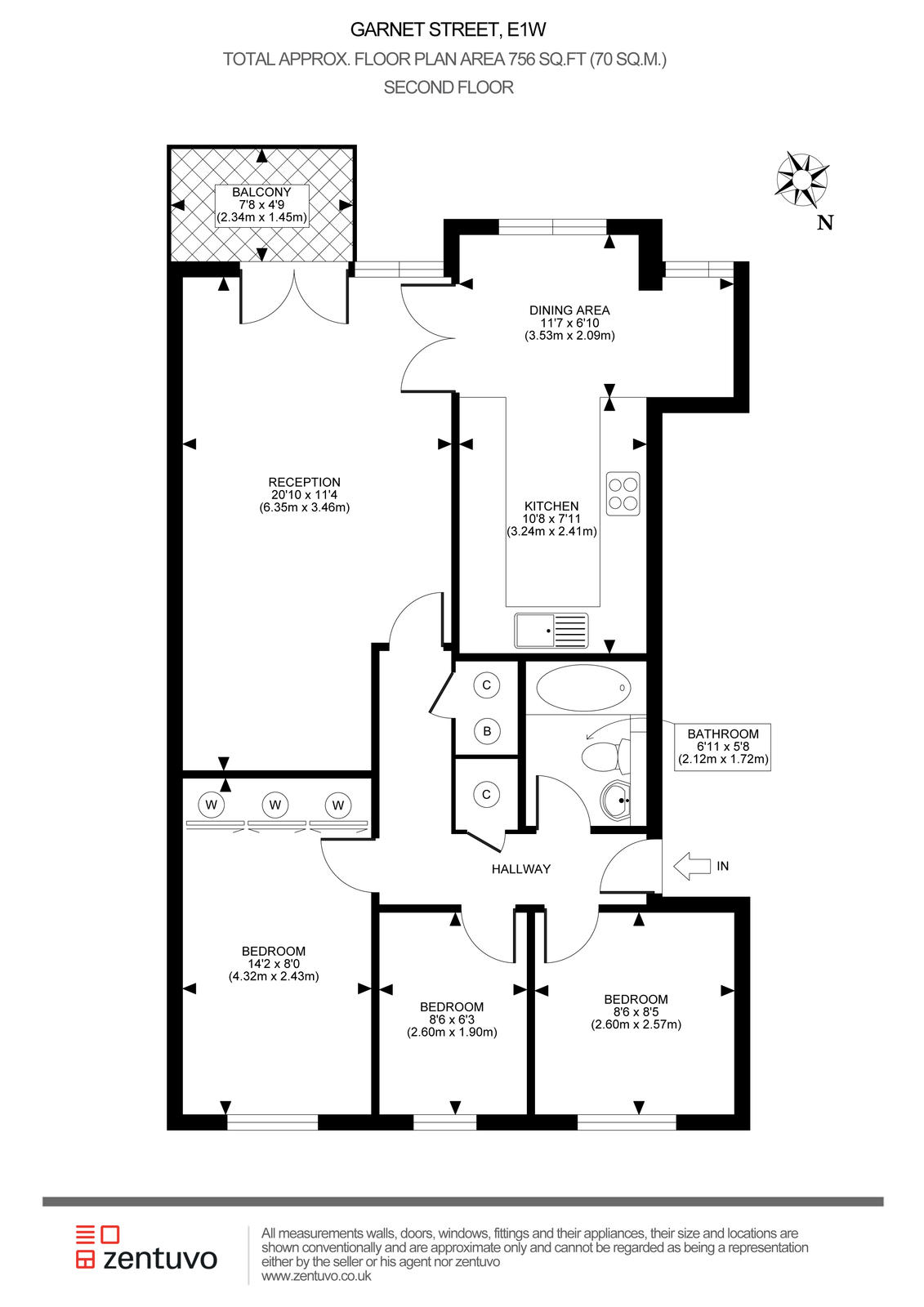 3 Bedrooms Flat to rent in Newlands Quay, Wapping E1W