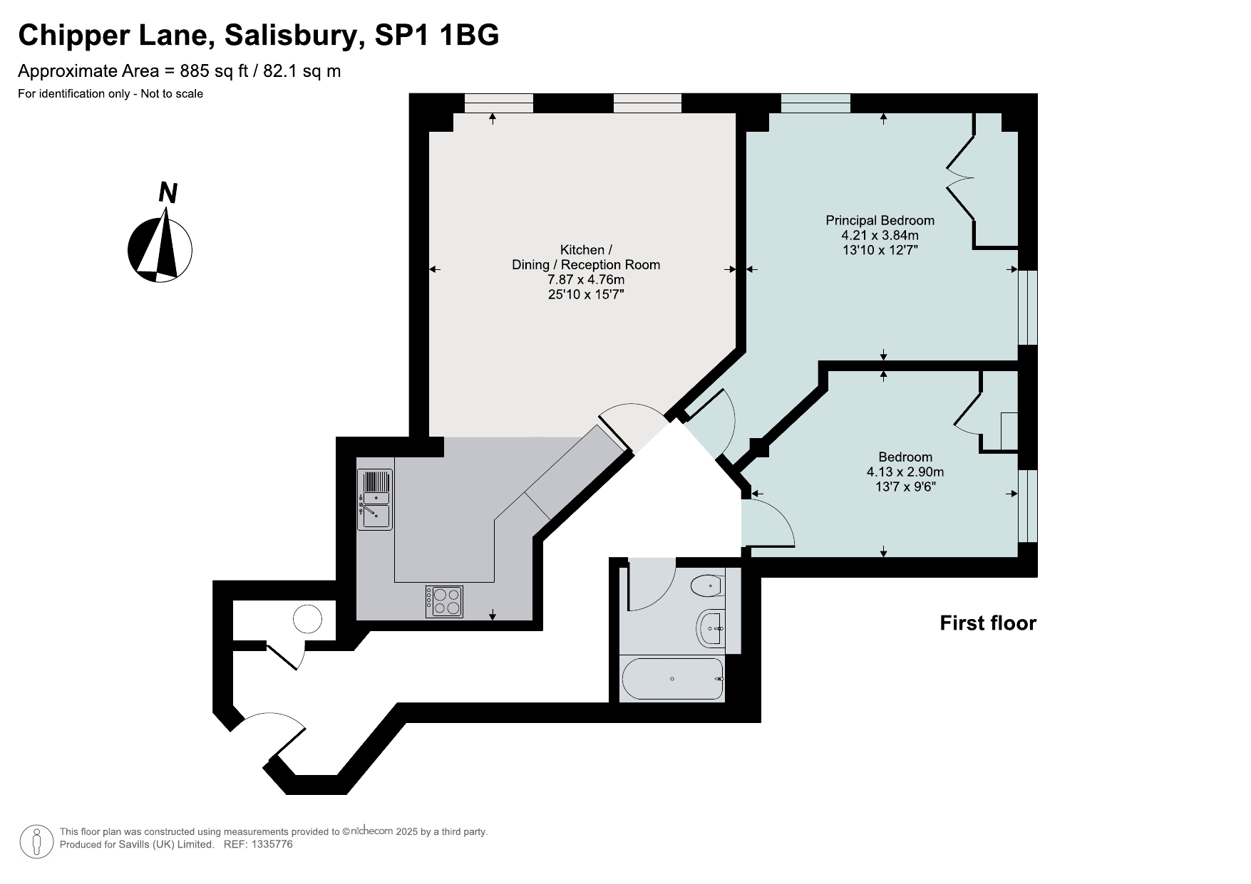 2 Ludlow House, 42-44, Chipper Lane, Wiltshire floorplan
