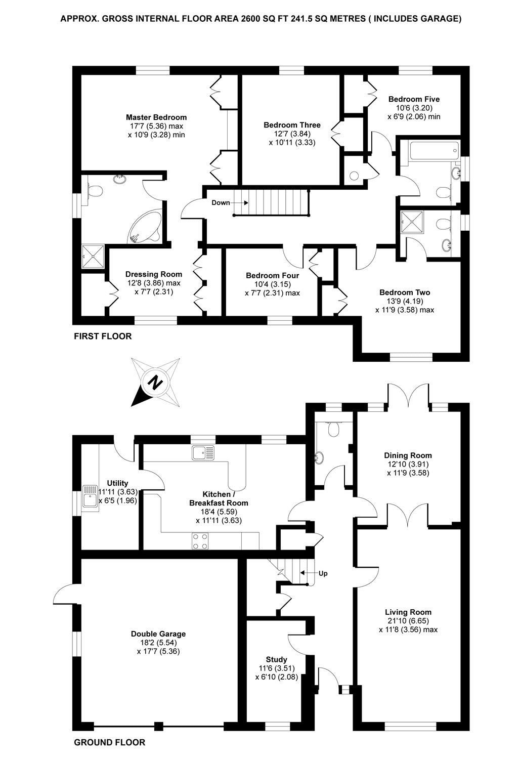5 Bedrooms Detached house for sale in Raeburn Way, College Town, Sandhurst, Berkshire GU47