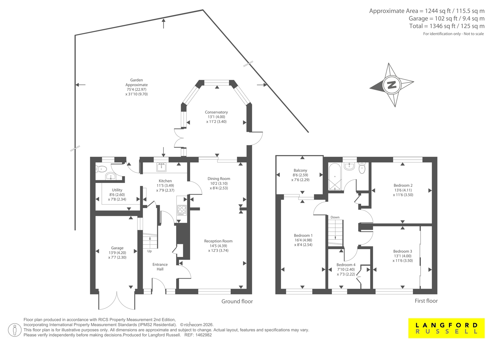 4, Glentrammon Avenue, Orpington floorplan