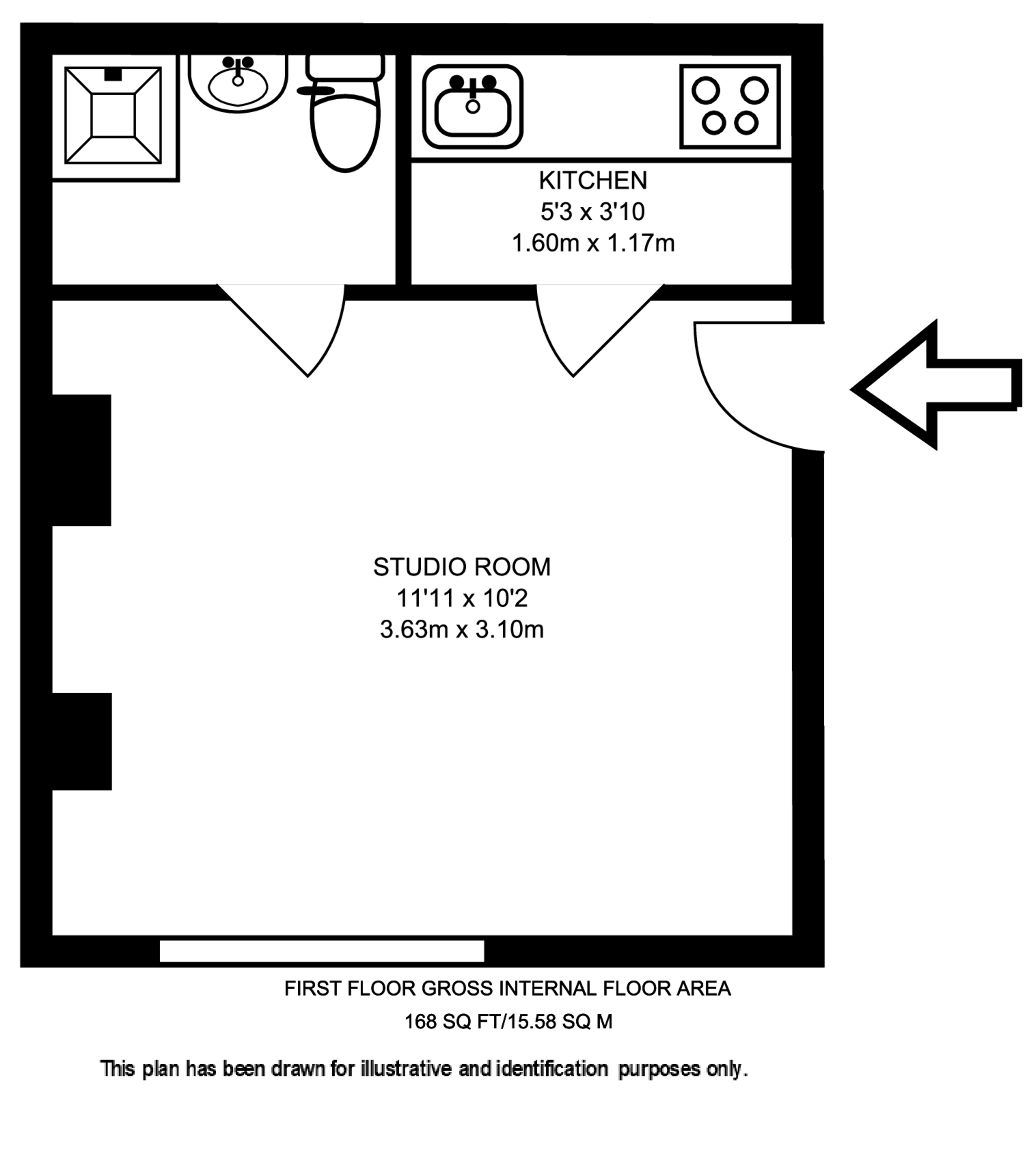 Kilburn Park Road, Maida Vale floorplan