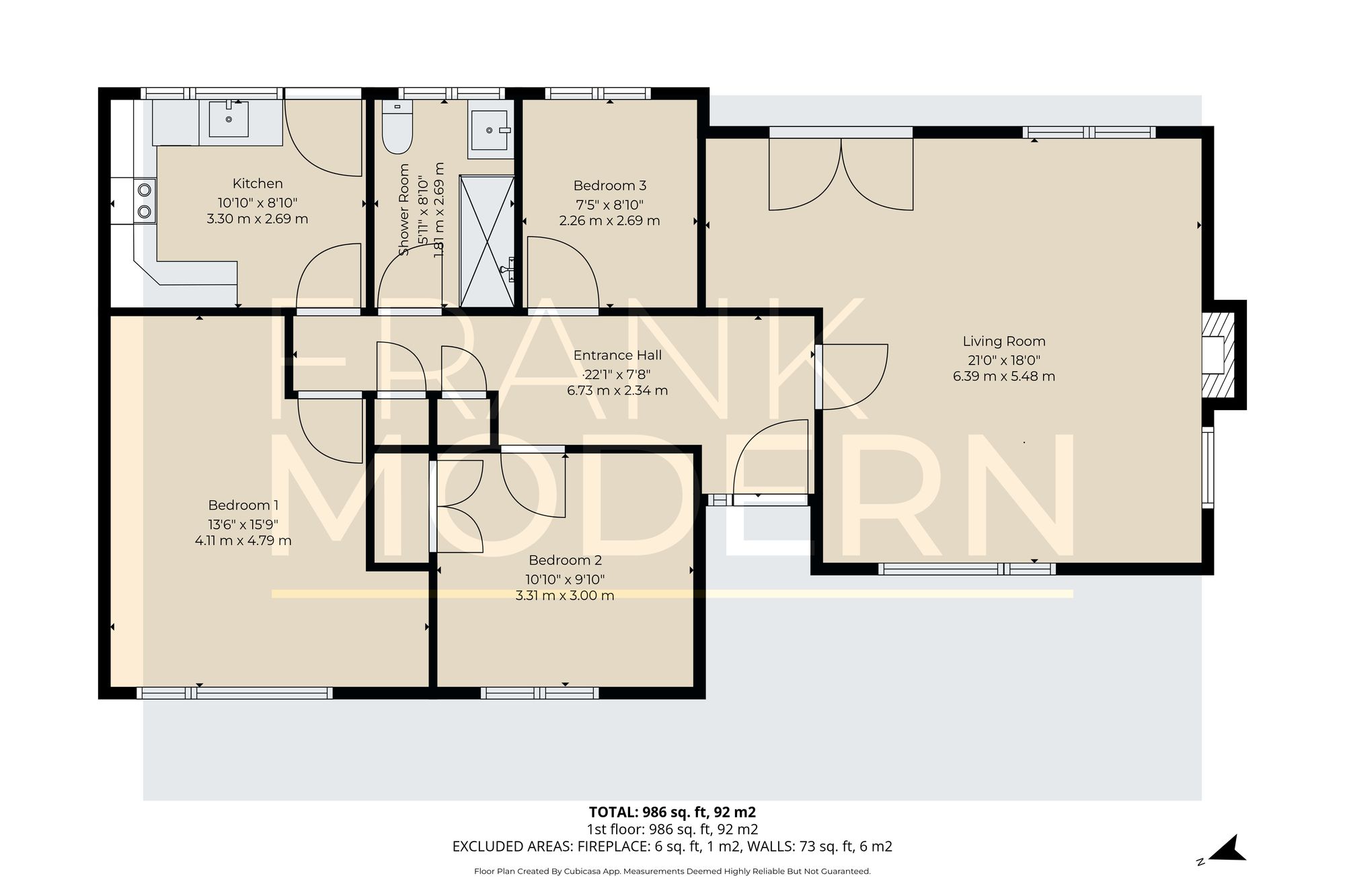 1 Roman Drive, Peterborough floorplan