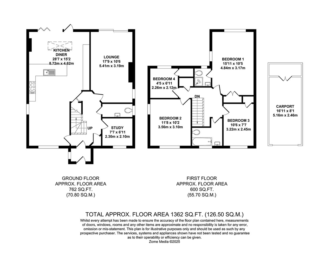 51, Mcarthur Drive, Kings Hill floorplan