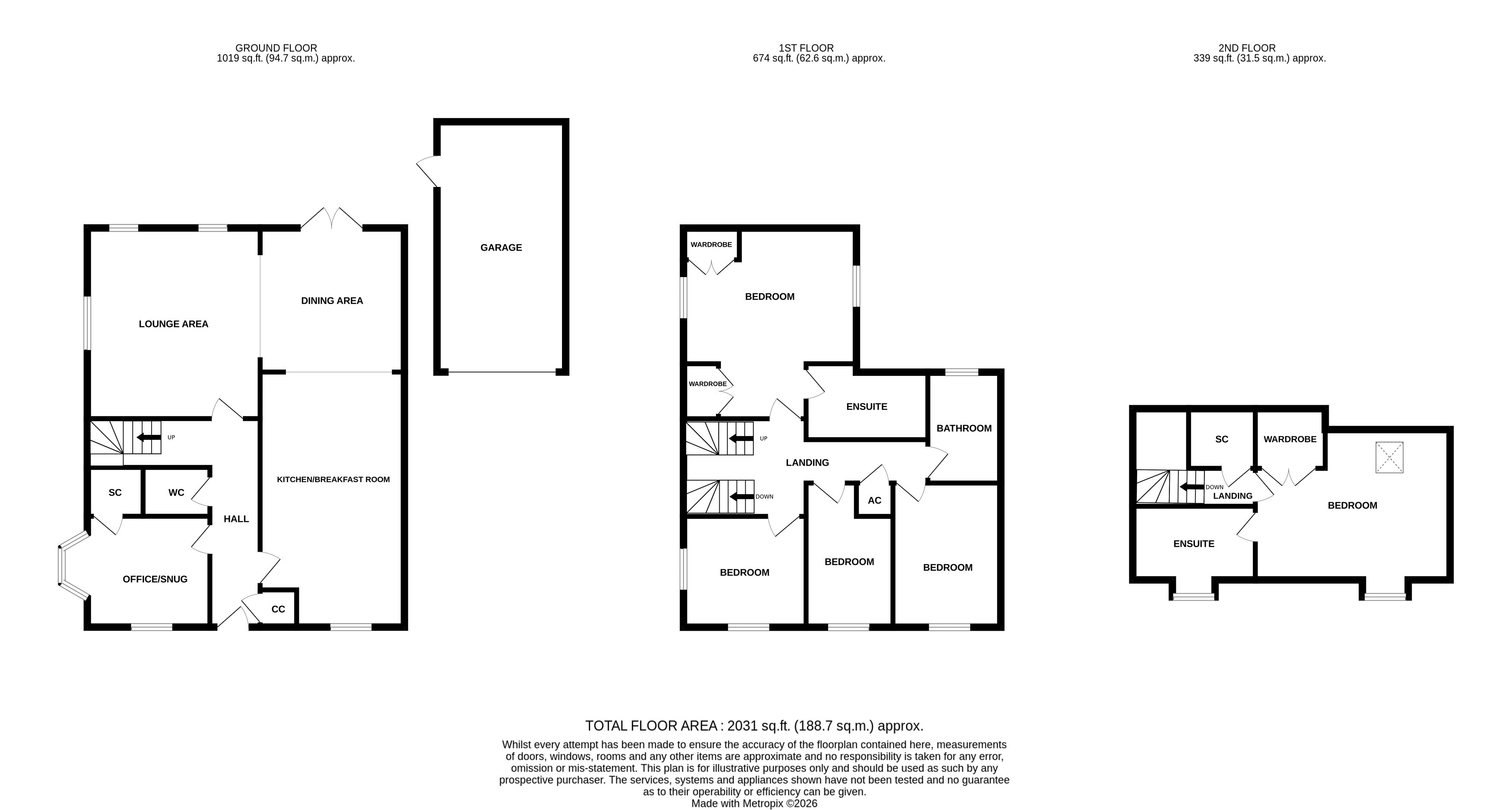 1, Berridge Fields, Sandy floorplan