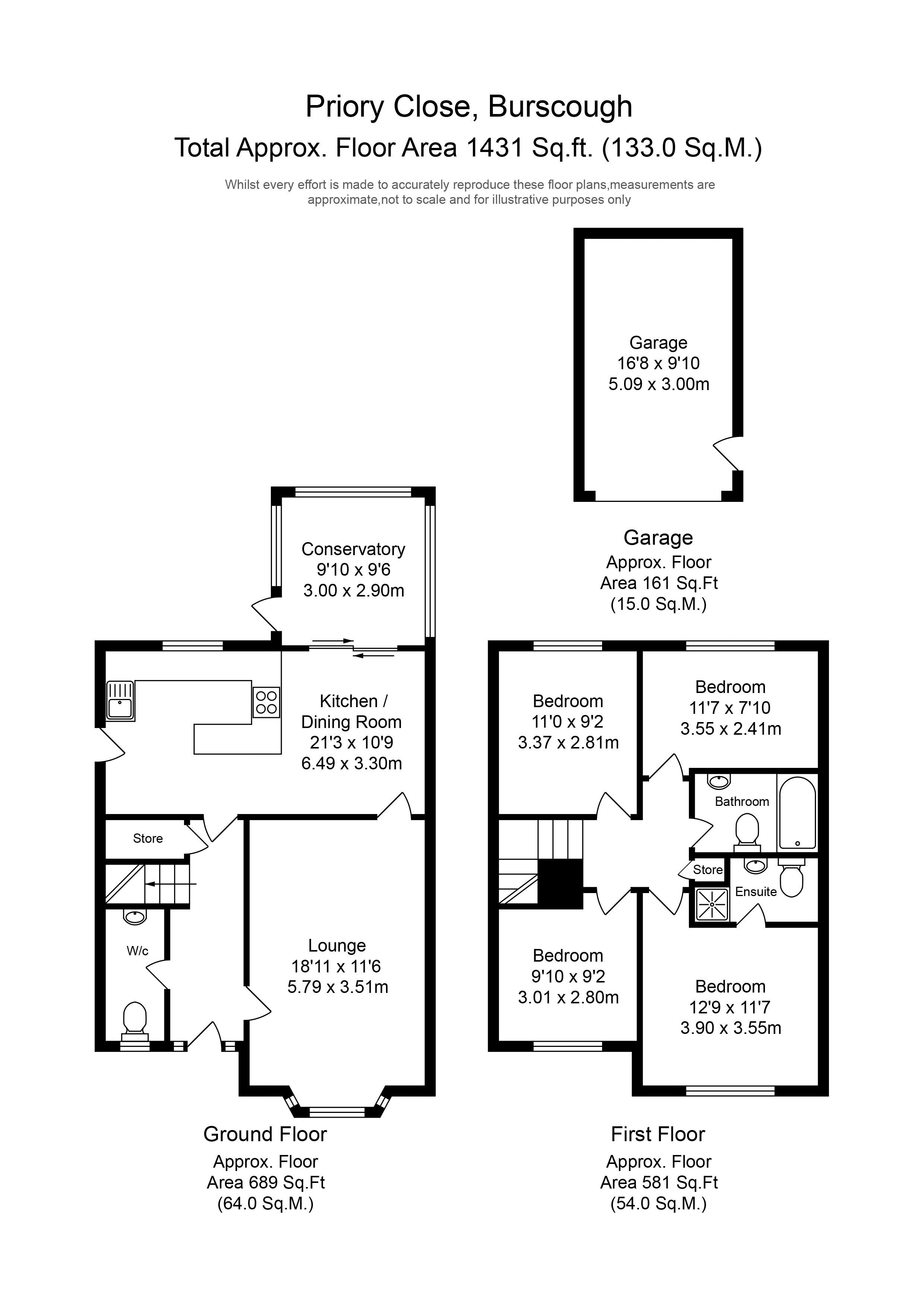 4 Bedrooms Detached house to rent in Priory Close, Burscough, Ormskirk L40