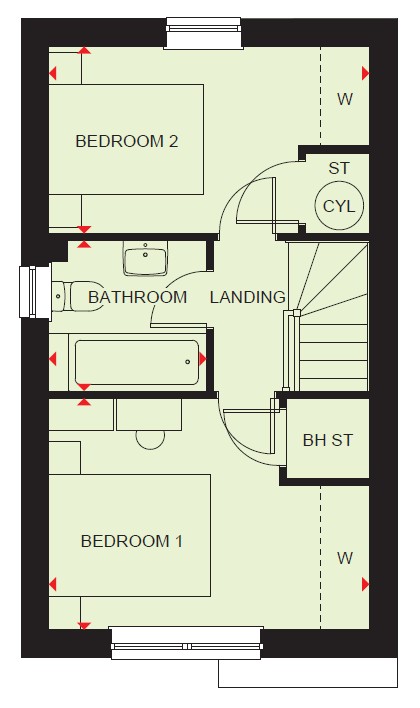H885656, Ollerton Road, Edwinstowe, Mansfield floorplan