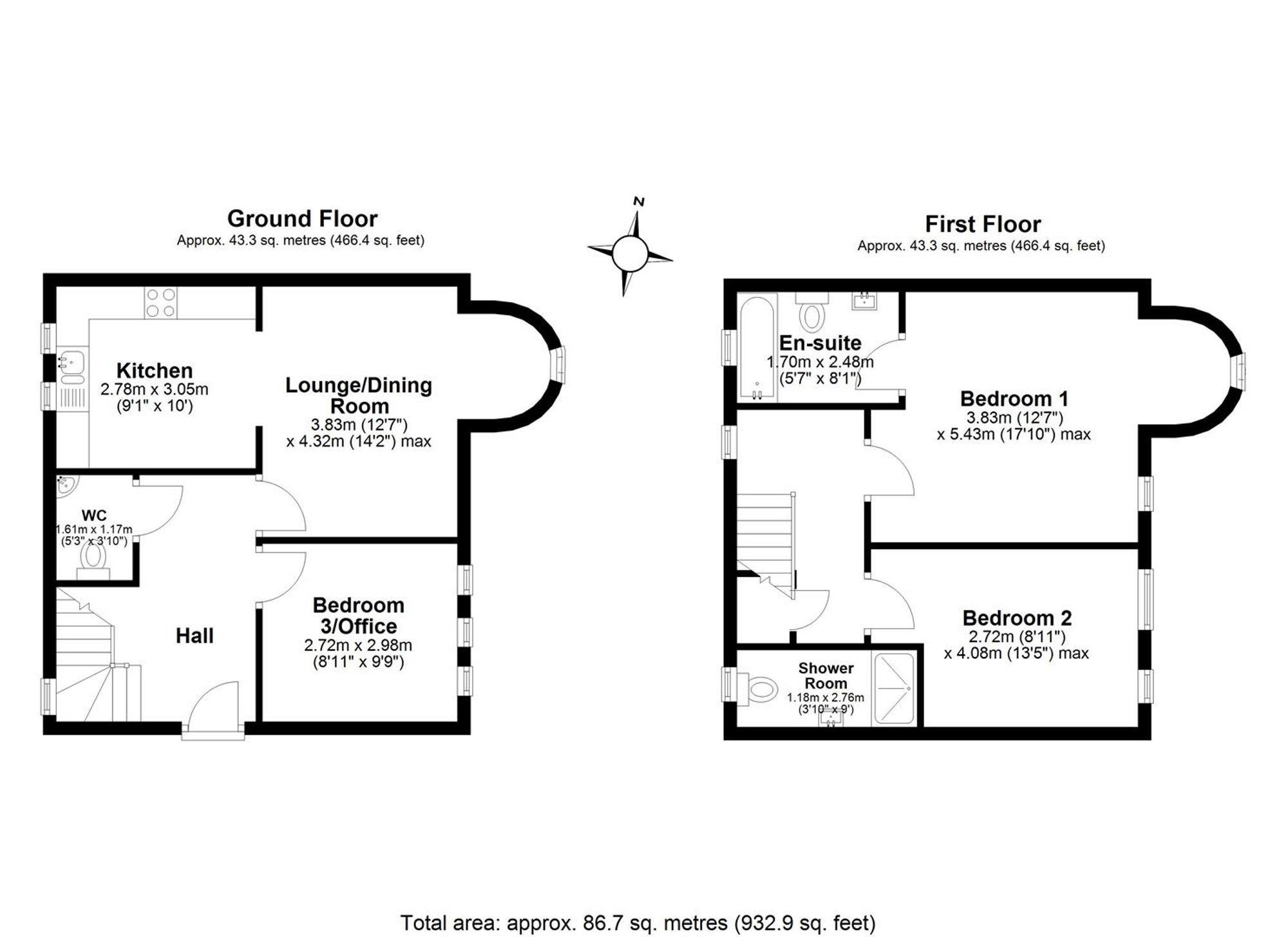 91 Butts Green, Warrington floorplan