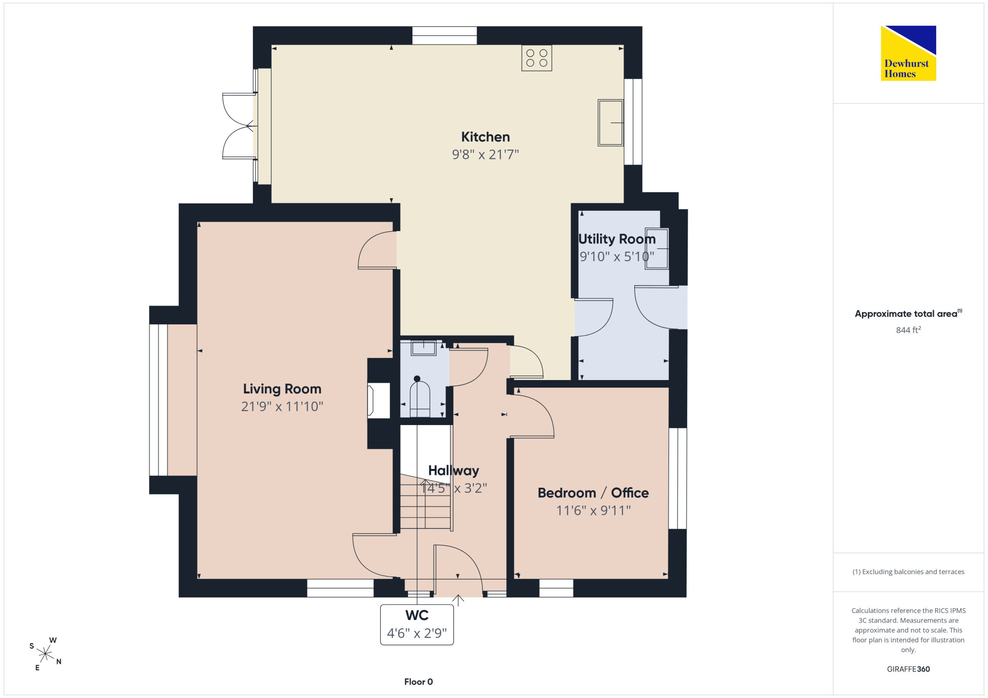 Silverdale,, Lower Lane, Longridge floorplan