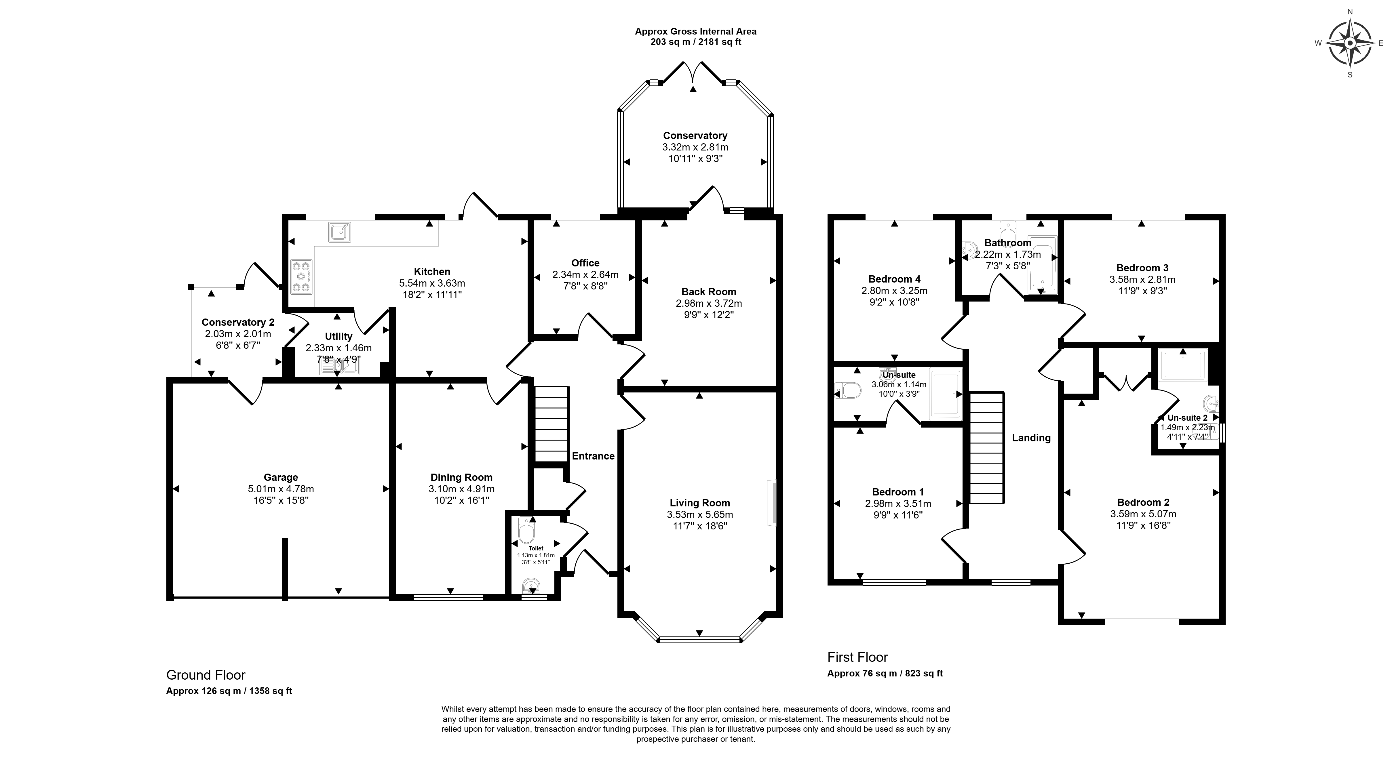 52, Moor Lane, Preston floorplan