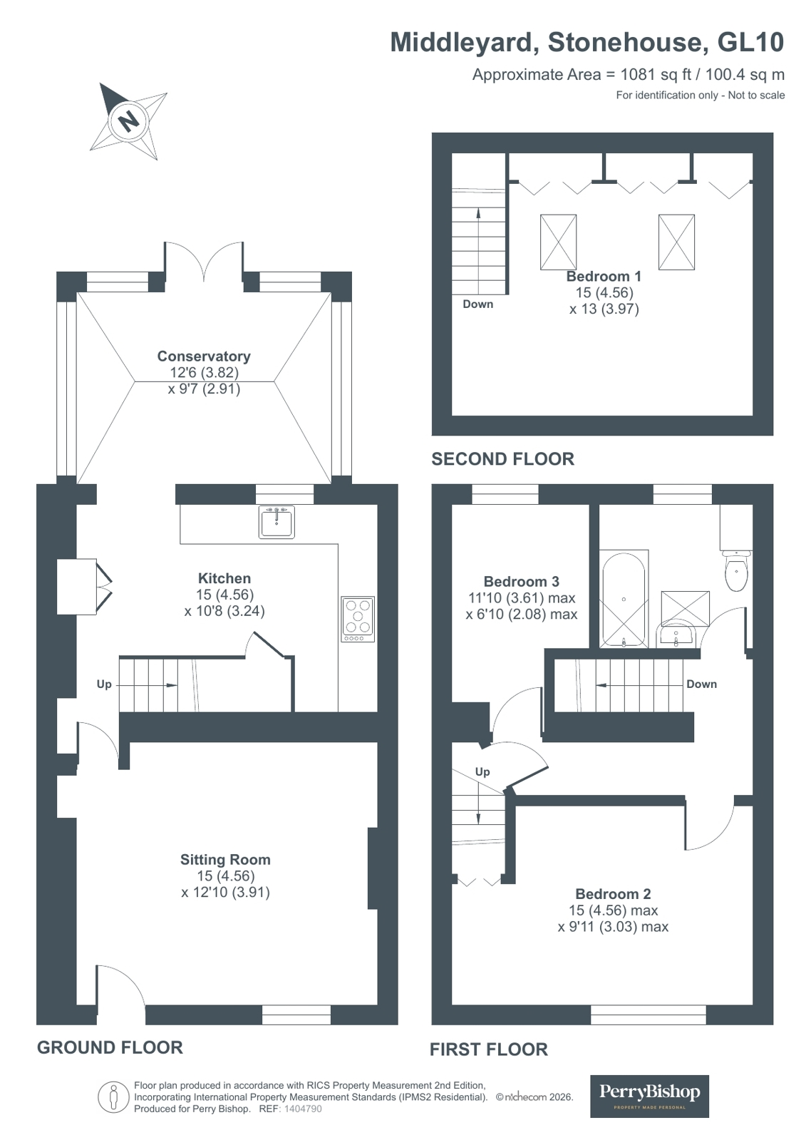 Middleyard Farm Cottage,, Middleyard, Stonehouse floorplan