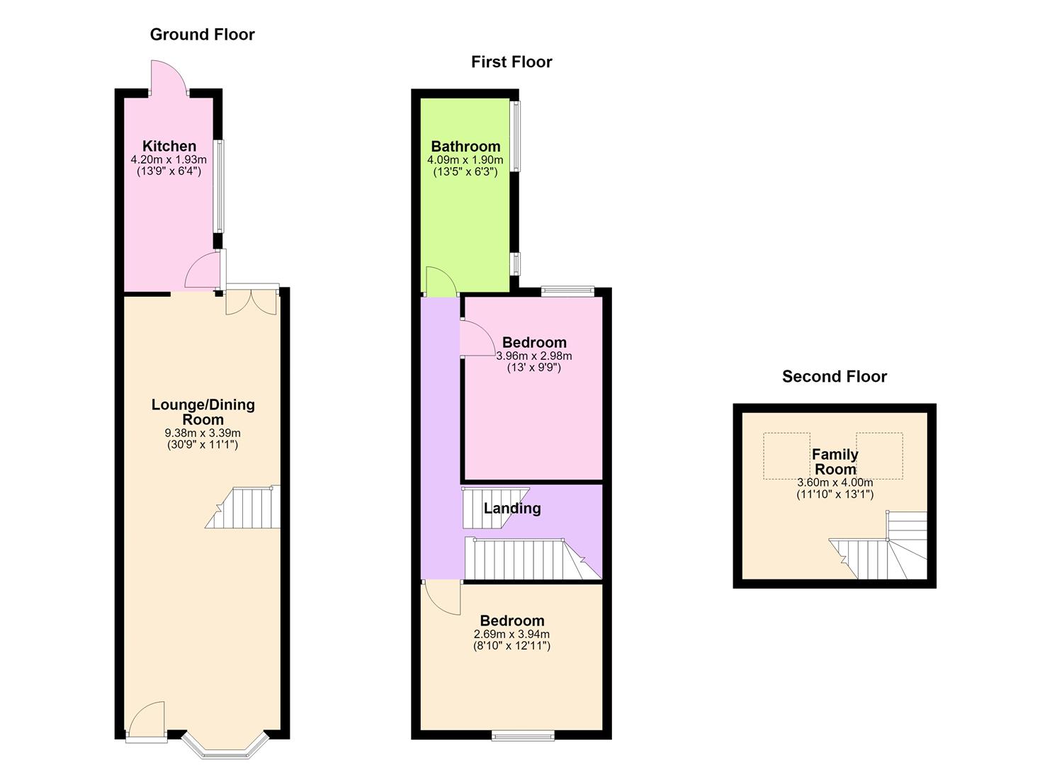76, Station Road, Earl Shilton floorplan