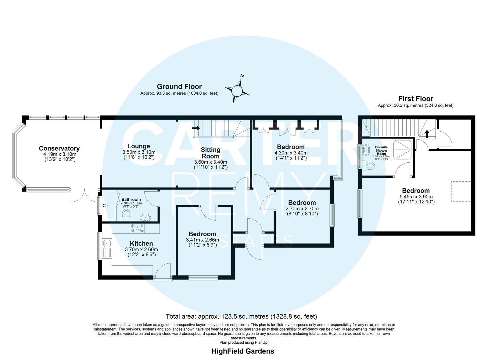 65, Highfield Gardens, Grays floorplan