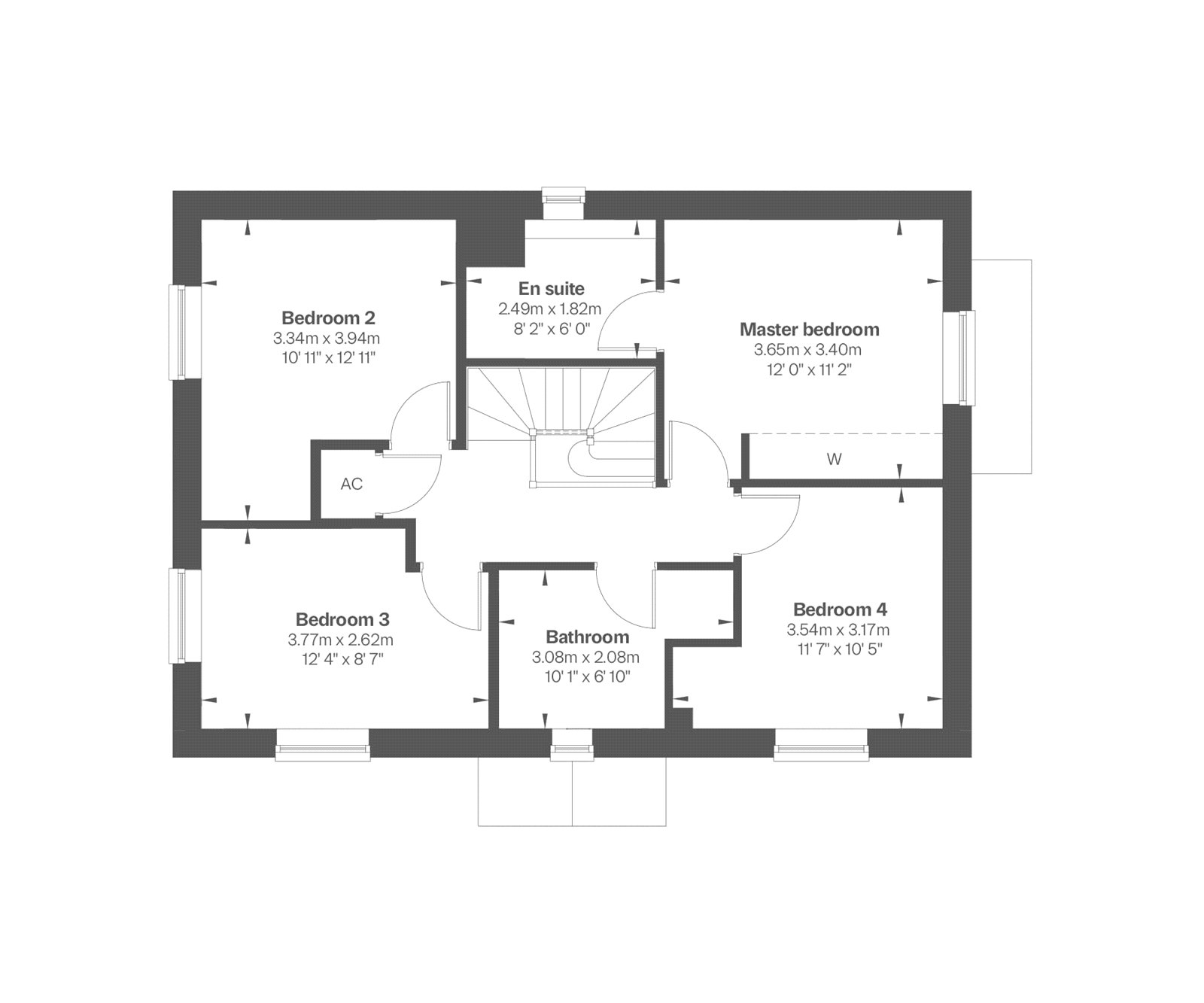 Home 48,, Willow Rise, Shrewsbury floorplan