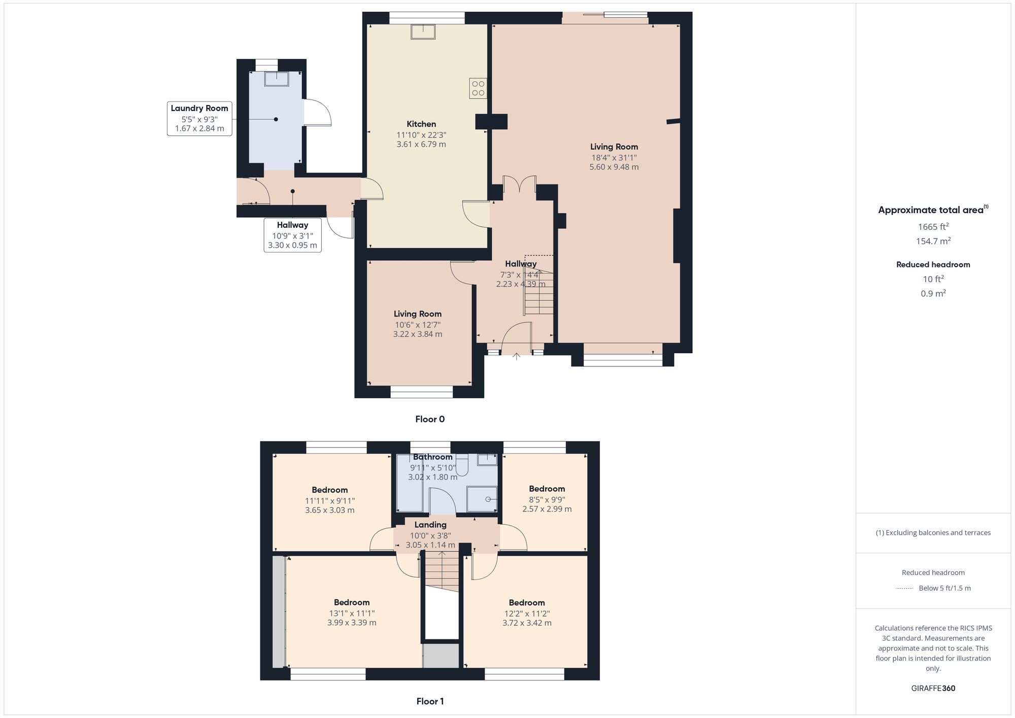2 Medina Close, Derby floorplan