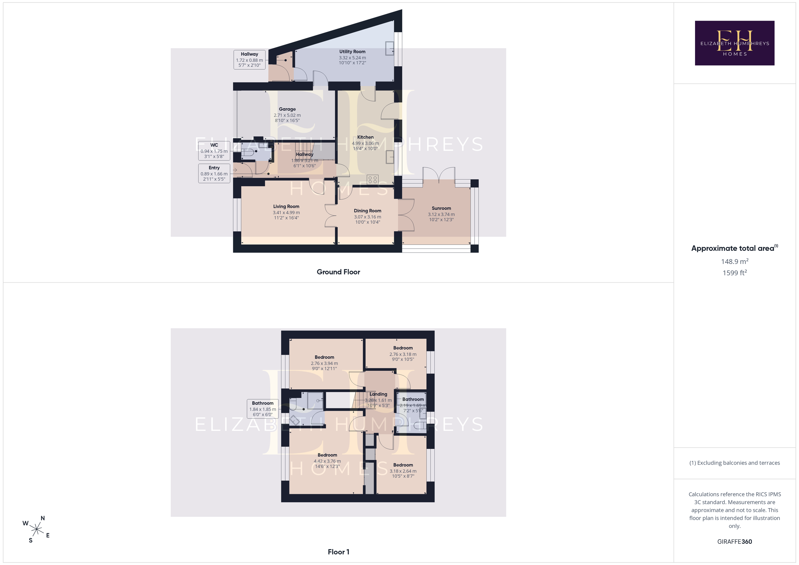 32 Church View, Morpeth floorplan