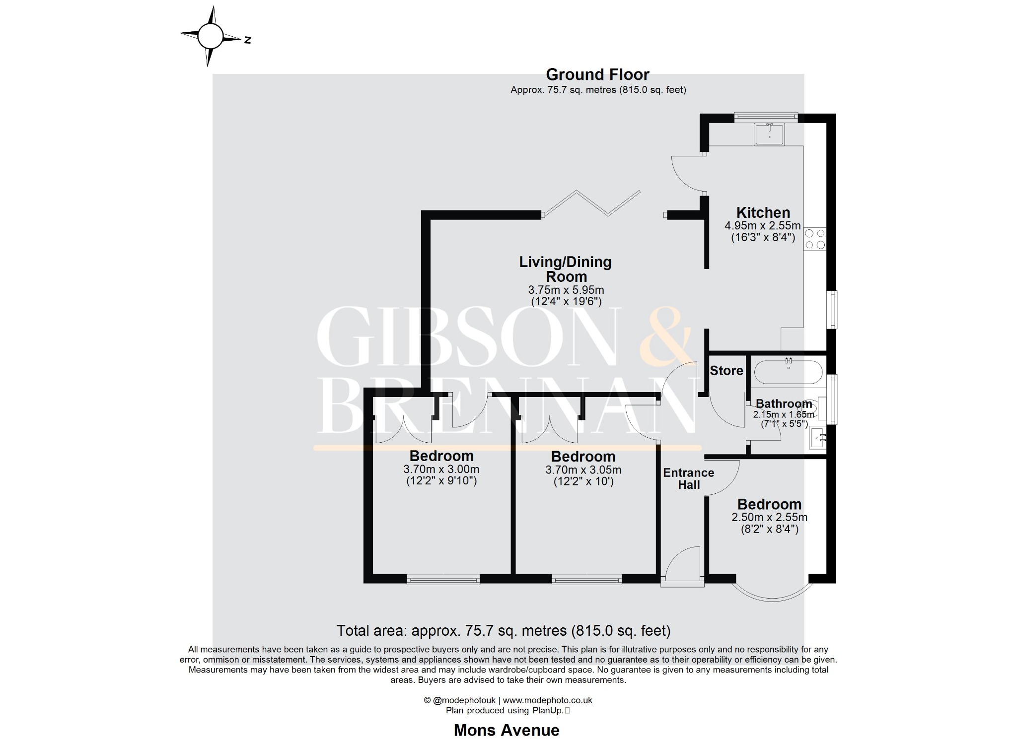 25 Mons Avenue, Billericay, Essex floorplan