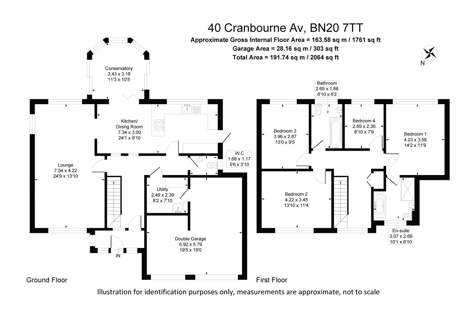 Woodberry, 40, Cranborne Avenue, Eastbourne floorplan