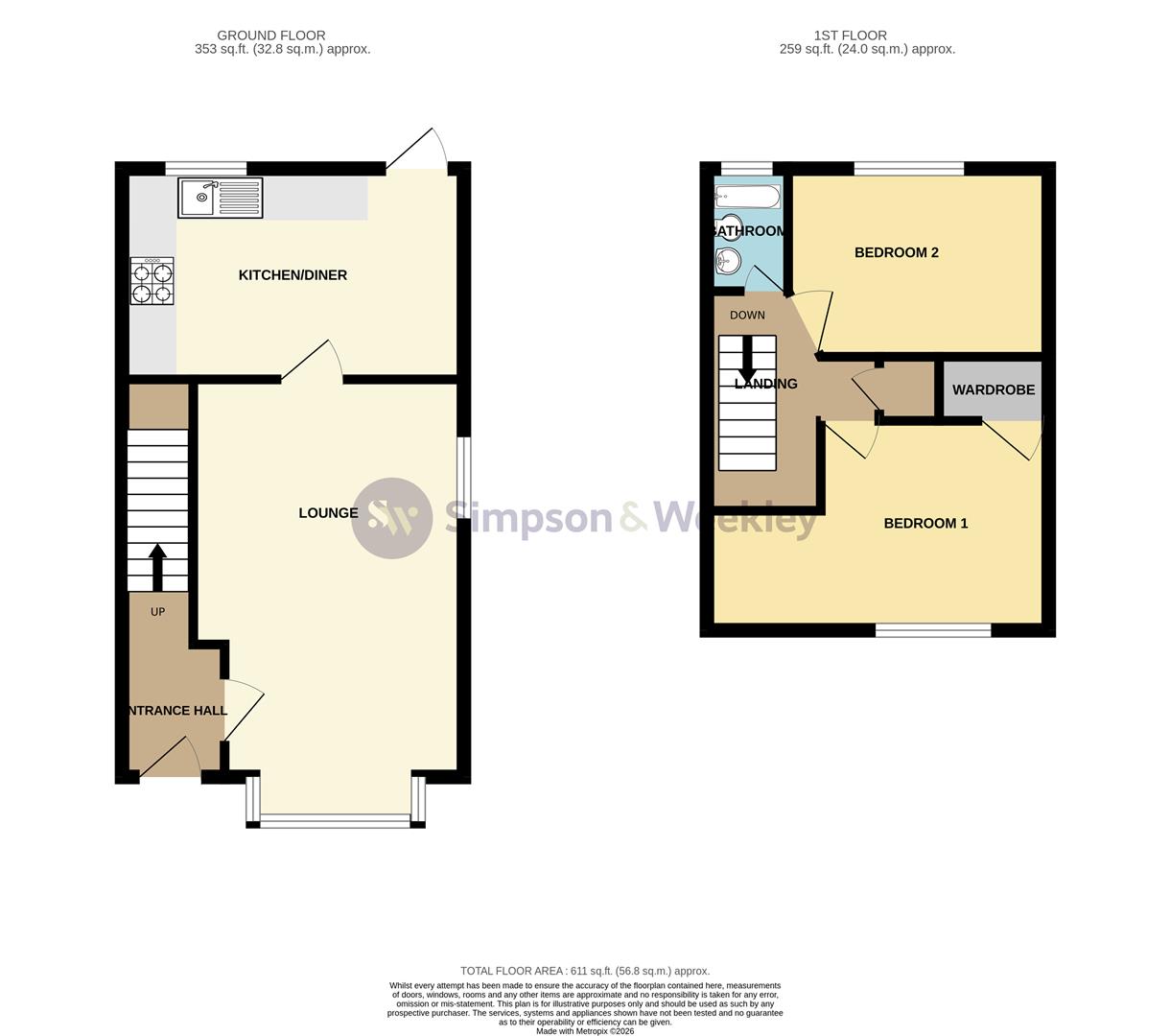 94, Charles Street, Wellingborough floorplan