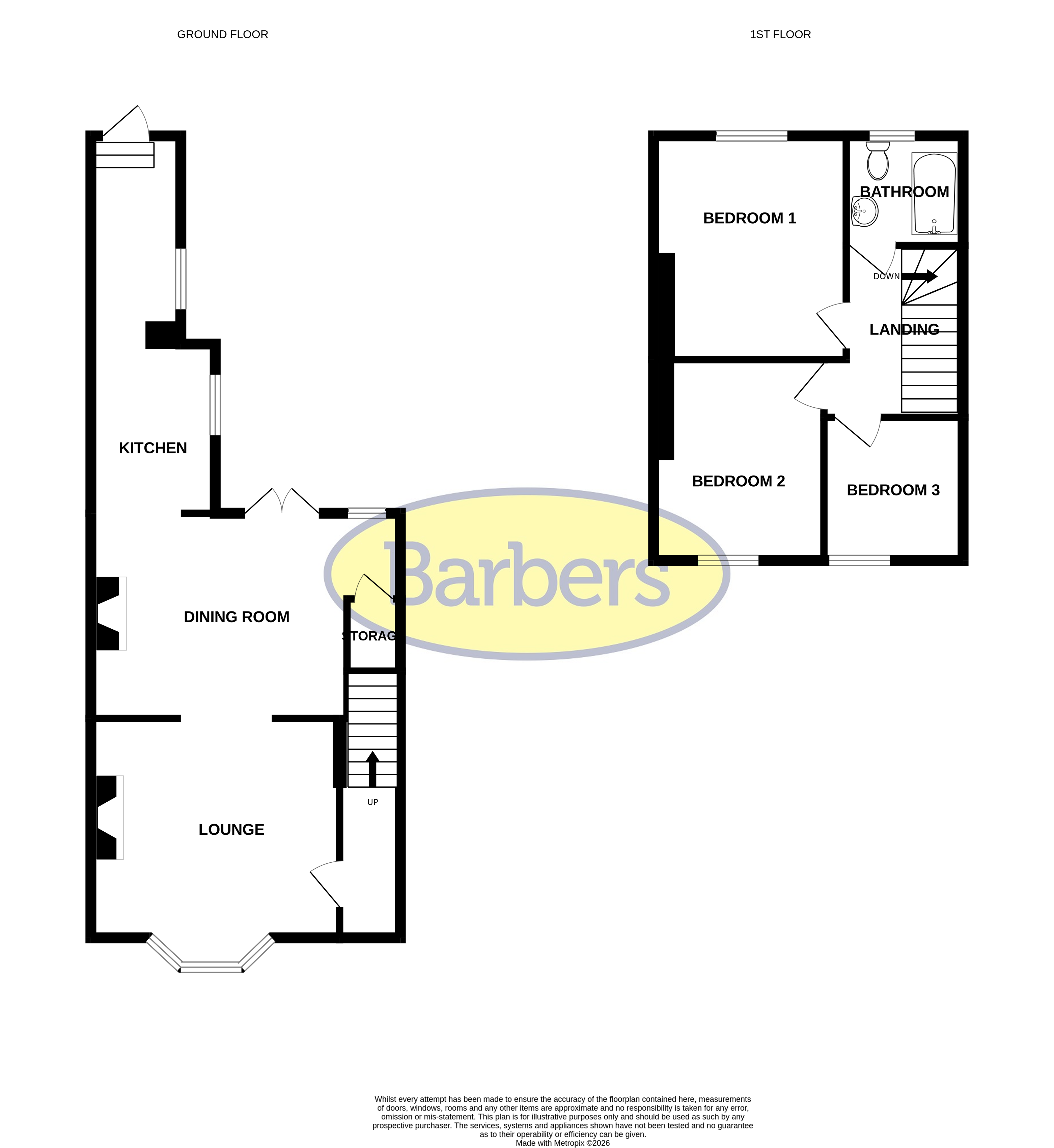 45, Wrexham Road, Whitchurch floorplan